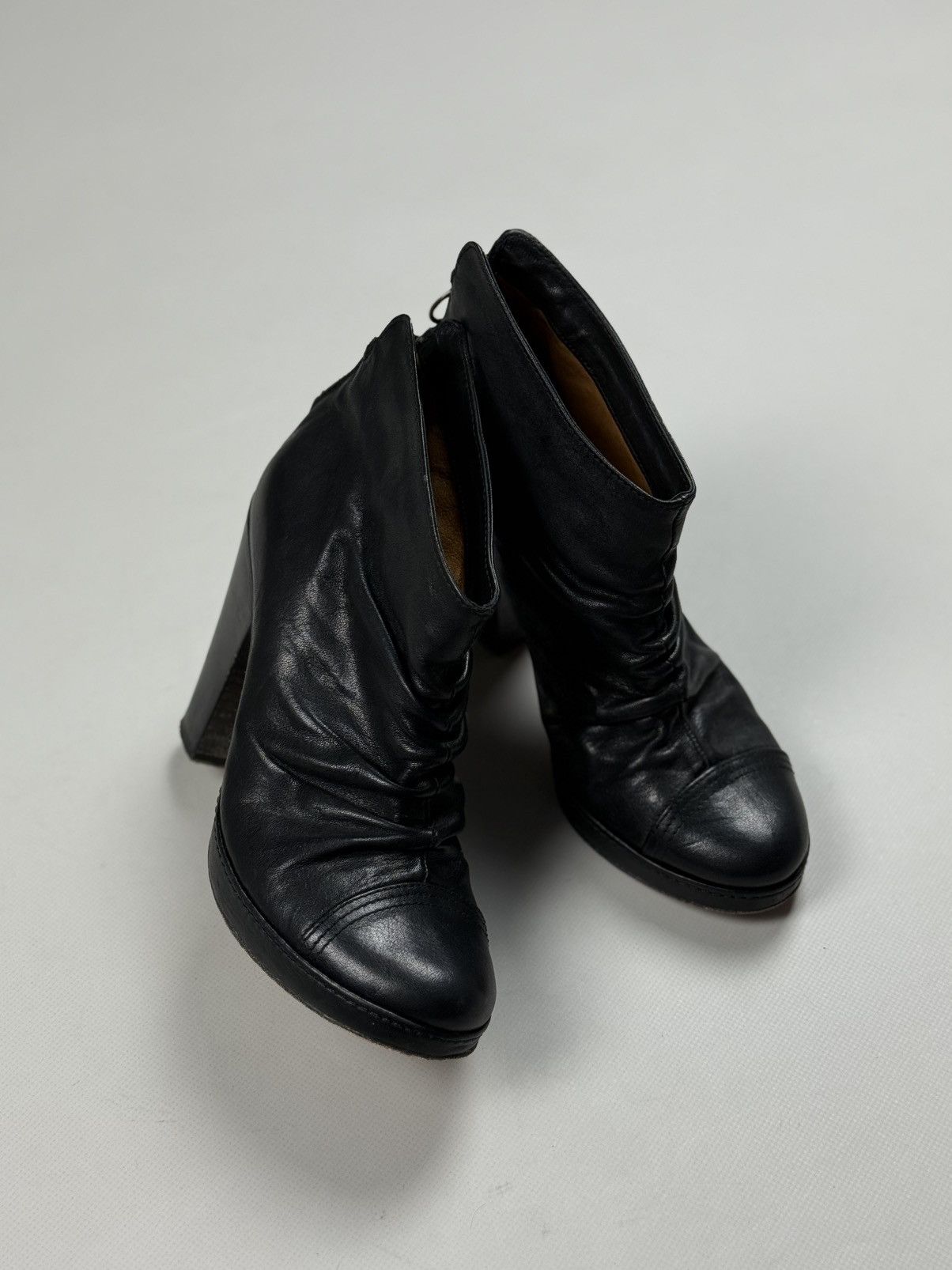 Fiorentini + Baker Fiorentini Baker Leather Avant-Garde Heeled Boots Shoes Size US 6.5 / IT 36.5 - 23 Thumbnail