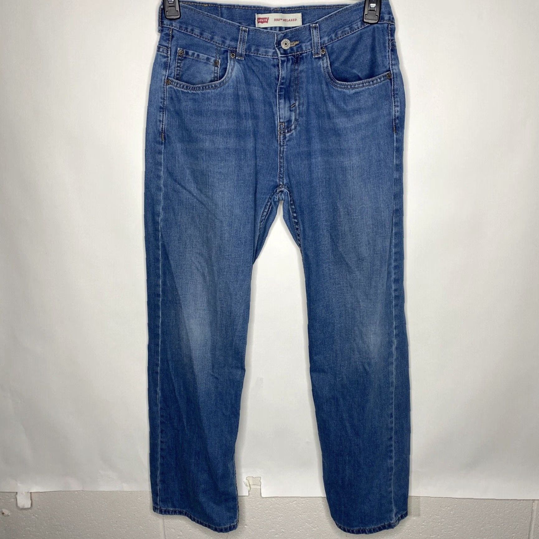 Levi's Levi’s 550 Jeans Straight 30x30 Medium Wash Blue Mens Regular 5-Pocket Denim Zip Closure Size US 30 / EU 46 - 2 Thumbnail