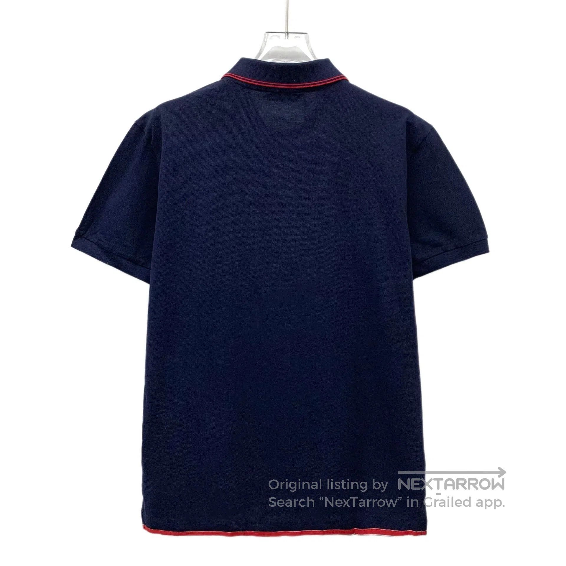 Prada Prada Navy Cotton Short-Sleeve Polo Shirt. Size US M / EU 48-50 / 2 - 2 Thumbnail