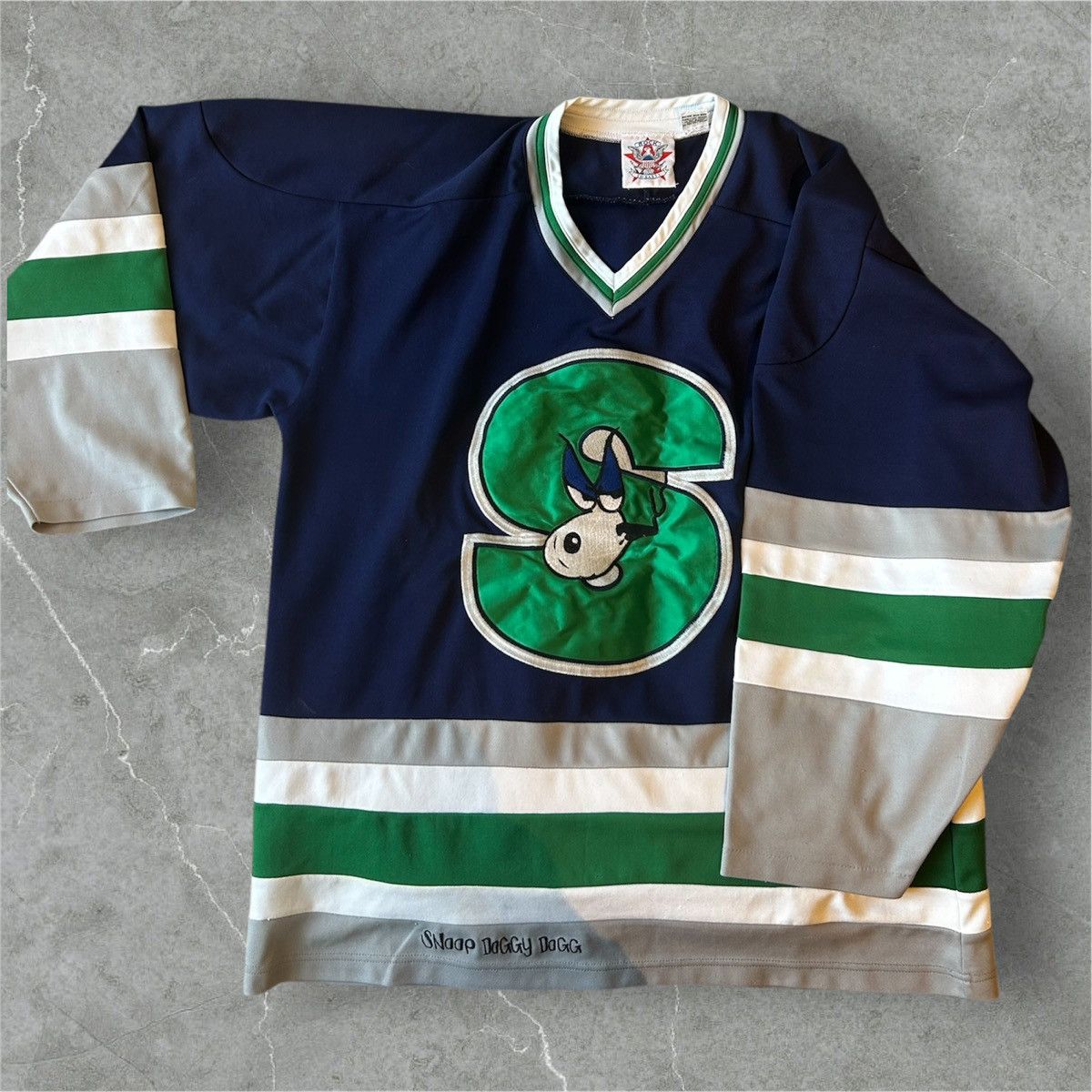 Vintage Snoop Dogg Hip-Hop Rap Hockey Jersey Shirt