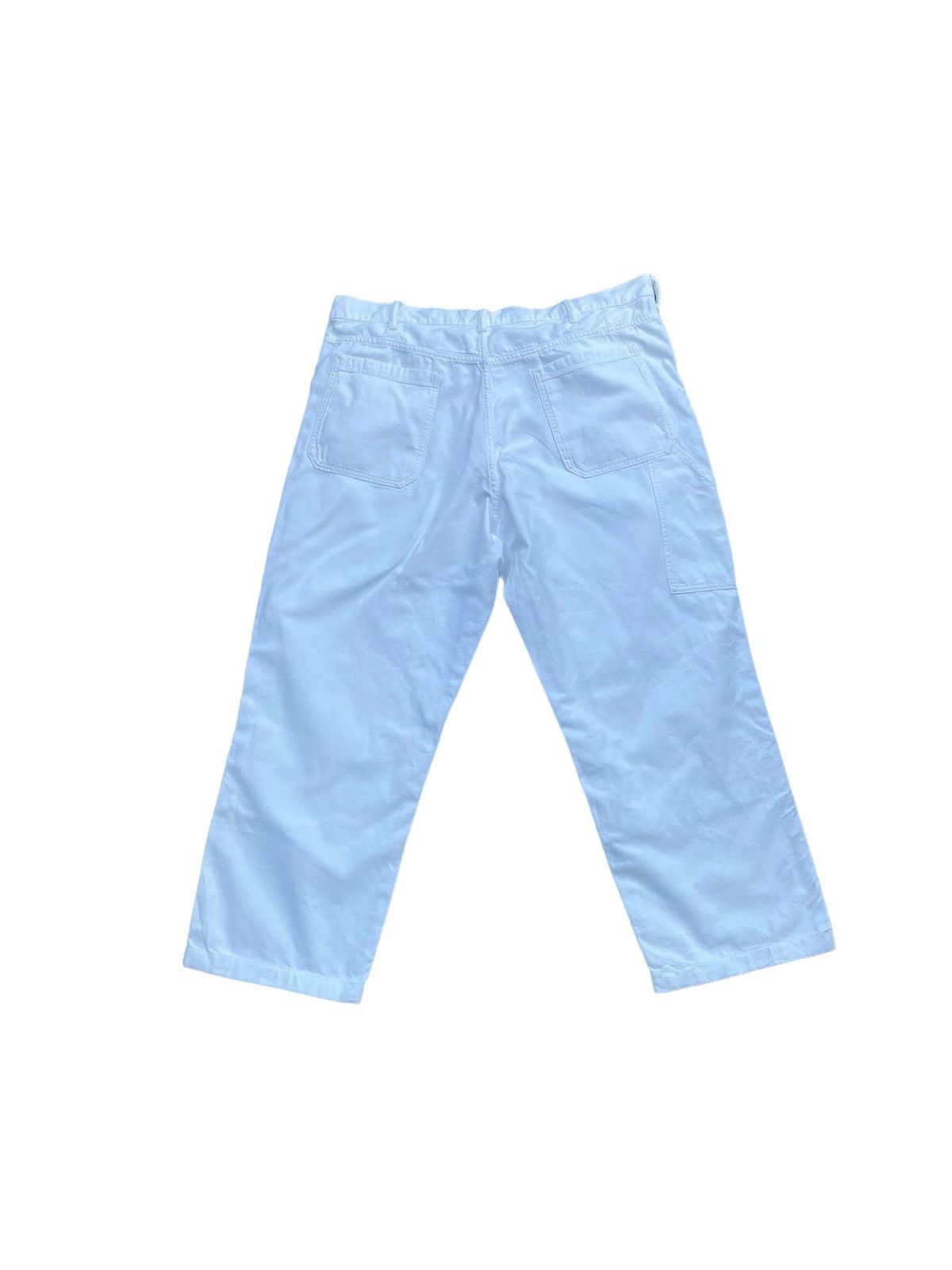 Japanese Brand Uniqlo White Carpenter Denim Size US 40 / EU 56 - 6 Thumbnail