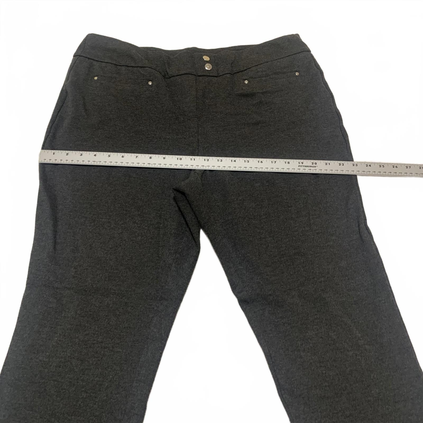 Other Rekucci Women's Size 18W Dark Gray Casual W40x29.5 Pants Size 40" / US 18 - 8 Thumbnail