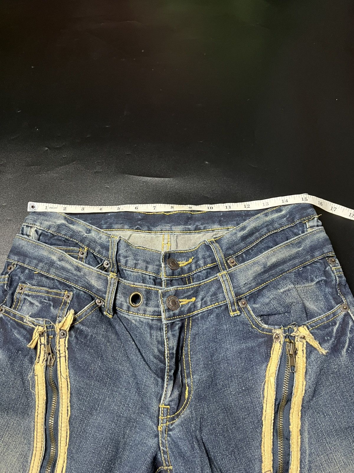 If Six Was Nine × Japanese Brand × Le Grande Bleu (L.G.B.) Japanese Solberry Double Wist Gimmick Zipper Size US 31 - 13 Thumbnail
