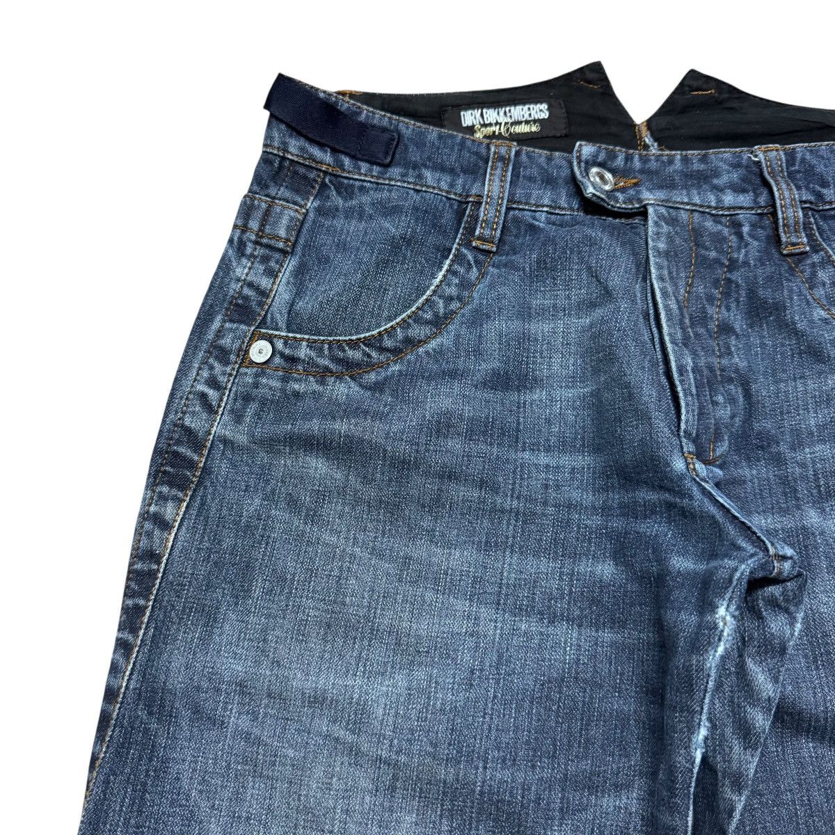 Dirk Bikkembergs Dirk Bikkembergs Military Denim Jeans Size US 30 / EU 46 - 5 Thumbnail