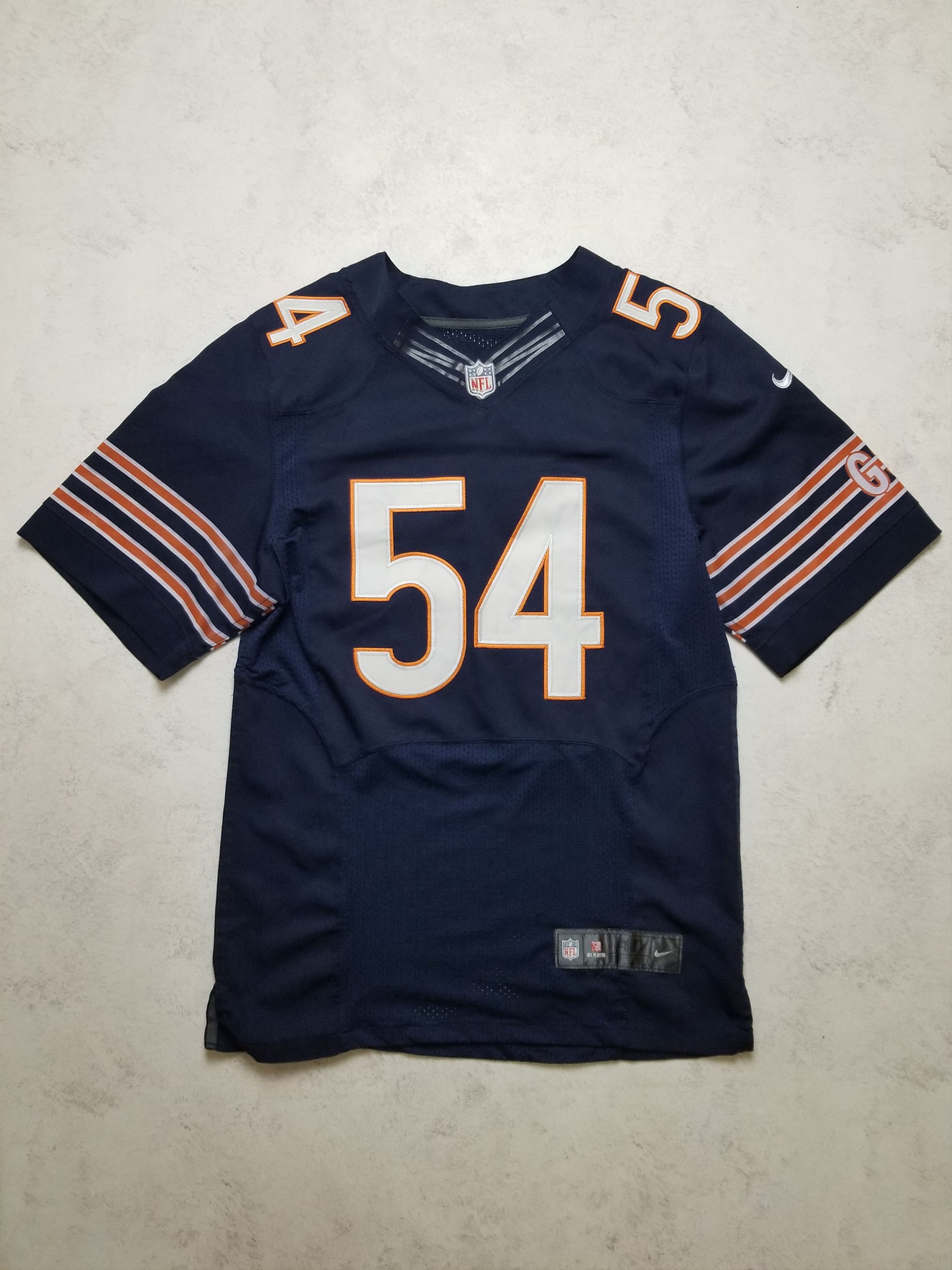 Nike On Field Elite Brian Urlacher #54 Sewn Chicago Bears Jersey Size US S / EU 44-46 / 1 - 1 Thumbnail