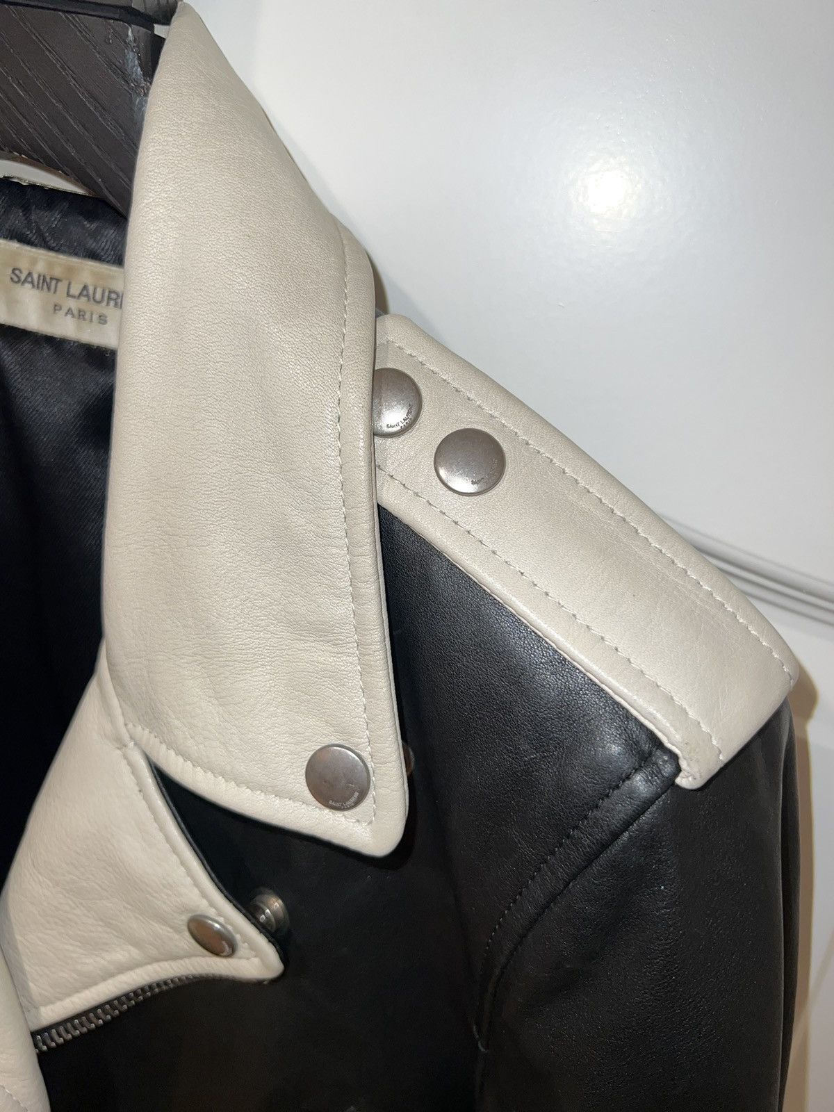 Saint Laurent Paris Saint Laurent Moto jacket Size US S / EU 44-46 / 1 - 15 Thumbnail