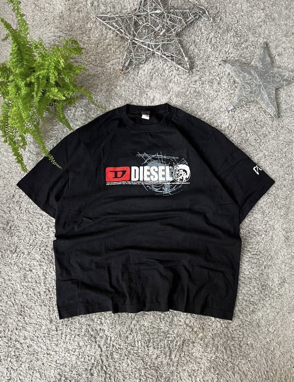 Diesel × Vintage Diesel T-Shirt Streetwear Opium Big Logo Rare Y2k Vintage Size US XL / EU 56 / 4 - 1 Thumbnail
