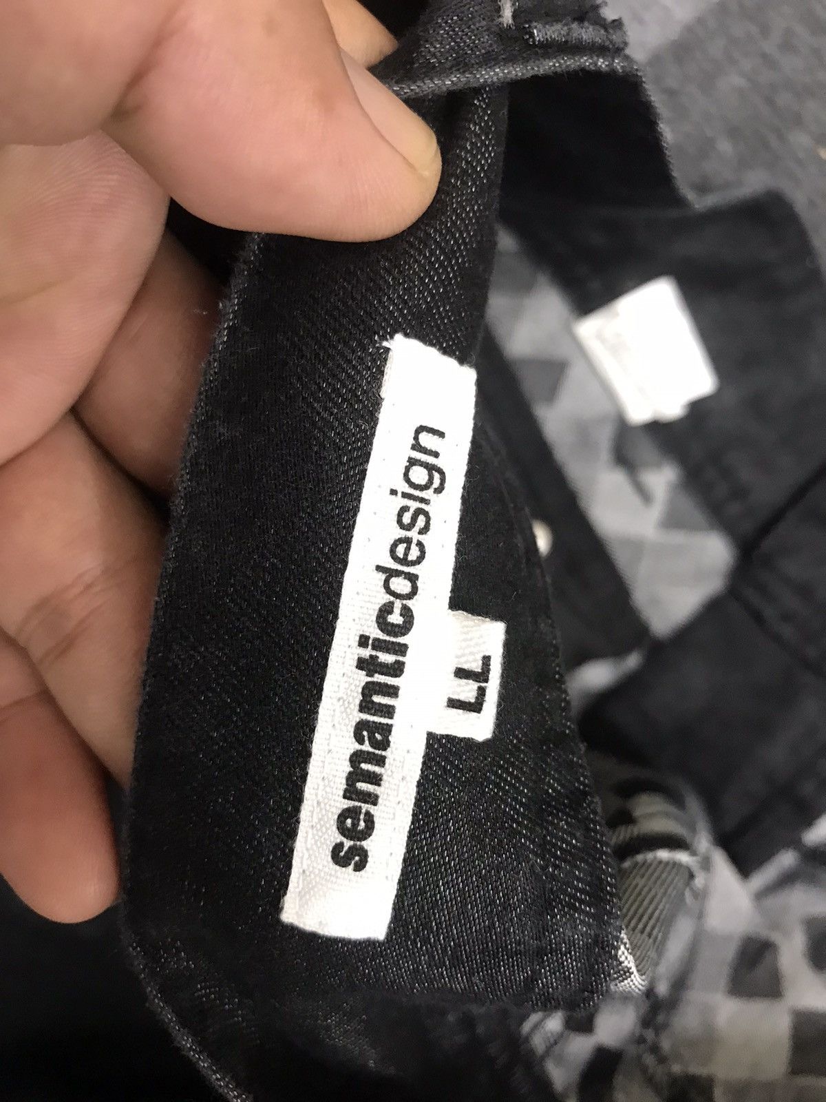 Japanese Brand semanticdesign Multipockets Artisanal Pattern Cargo Pant Size US 34 / EU 50 - 15 Thumbnail