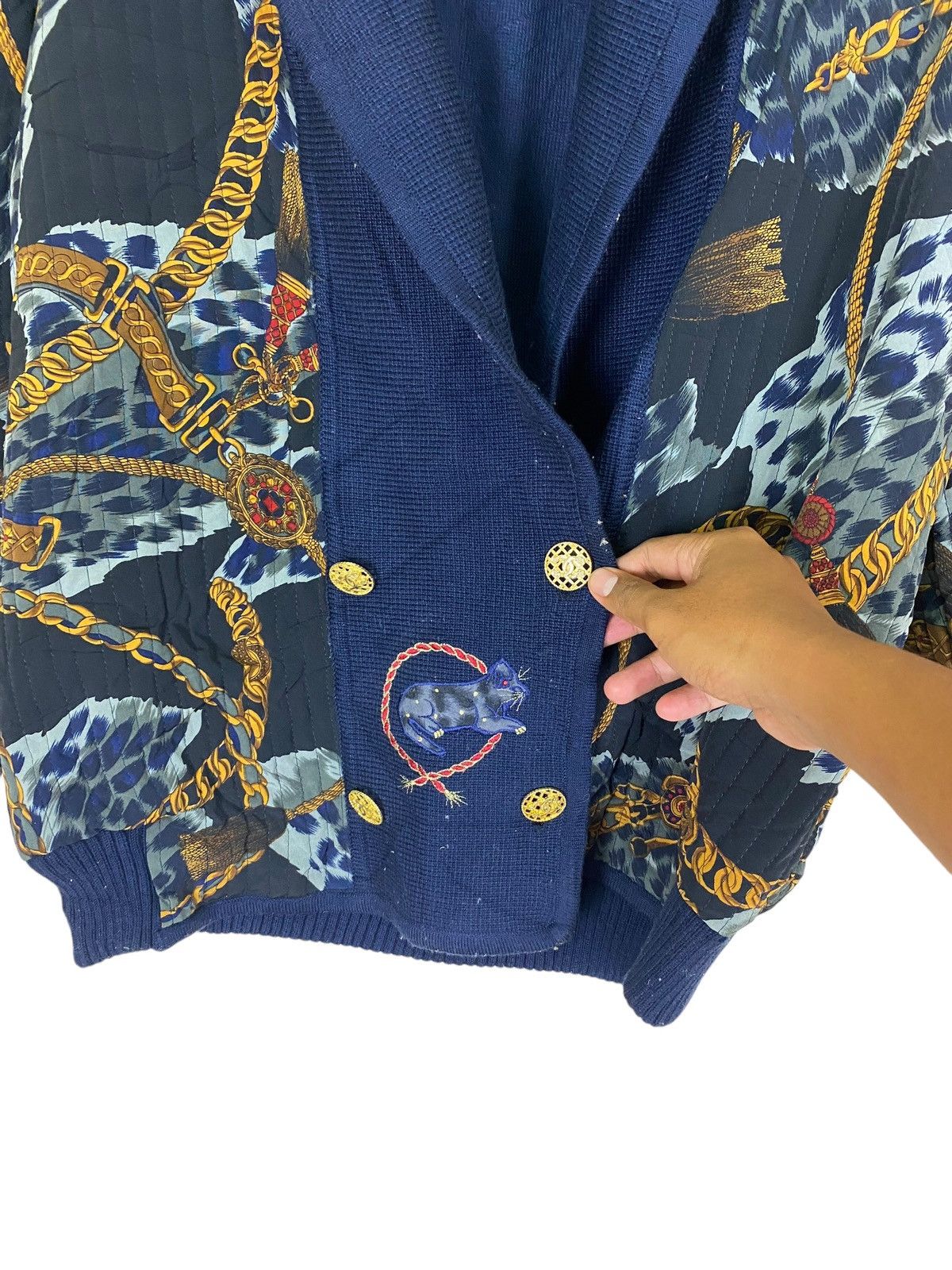 Japanese Brand Japanese Hand Made Chanel Inspired Cardigan Jacket Size US M / EU 48-50 / 2 - 7 Thumbnail