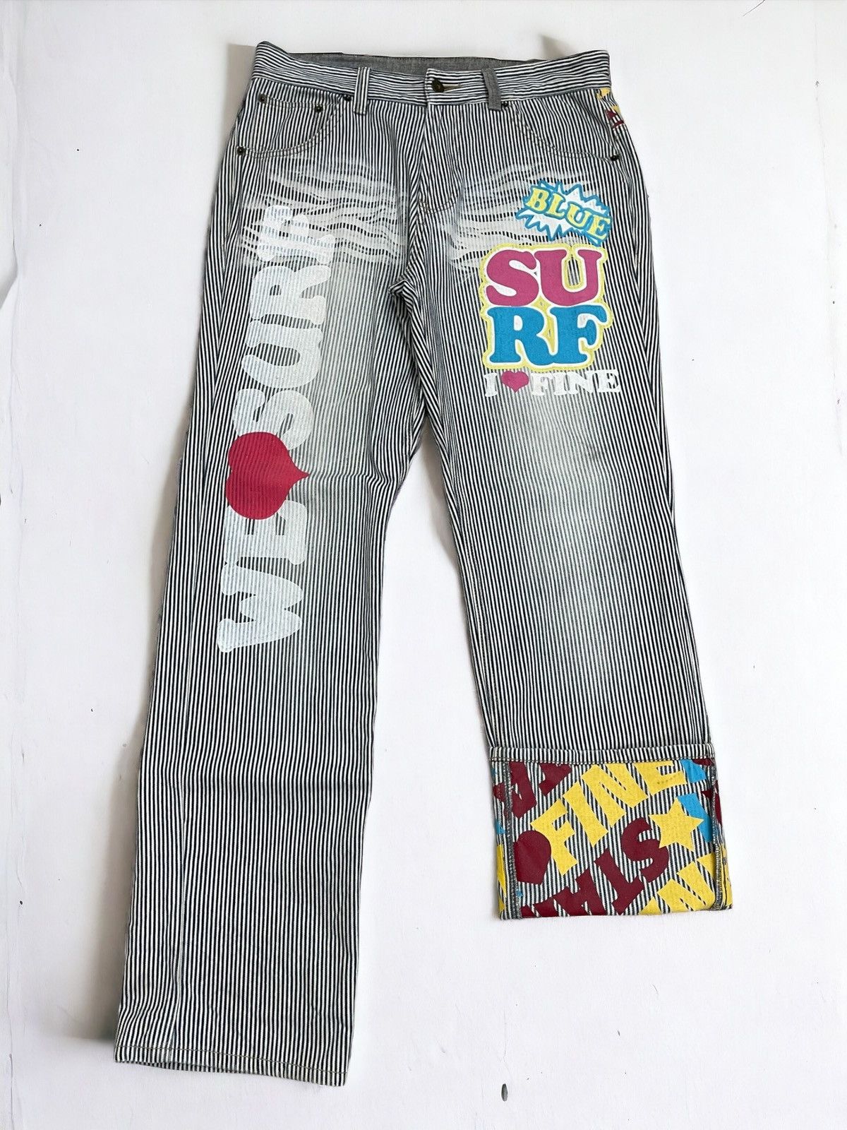 Hysteric Glamour Clone Devgru Y2k Surf Daicock Evisu Tartan Junya Style Size US 33 - 1 Thumbnail