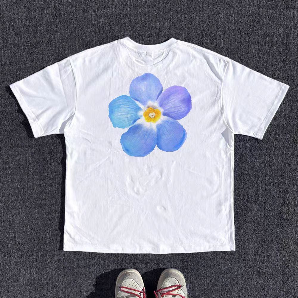Vintage White washed vintage floral print t-shirt Size US M / EU 48-50 / 2 - 1 Thumbnail
