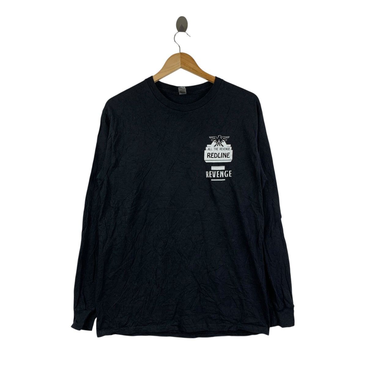 Revenge Redline Revenge Crew Long Sleeve Black Streetwear Graphic Size US M / EU 48-50 / 2 - 2 Thumbnail