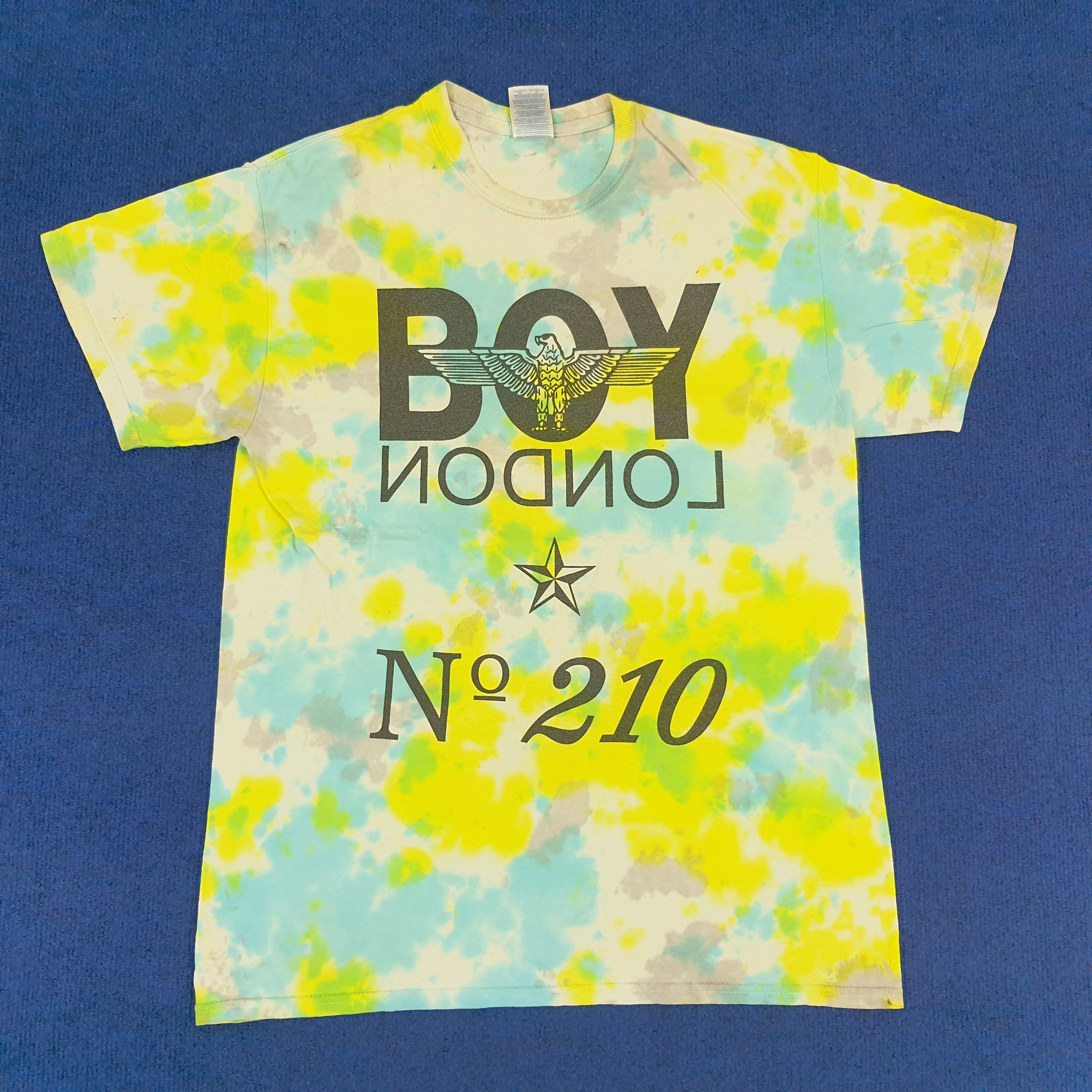 Boy London × Vintage Vintage Boy London Hannya 5 Streetwear Tie Dye T-shirt Size US M / EU 48-50 / 2 - 1 Thumbnail