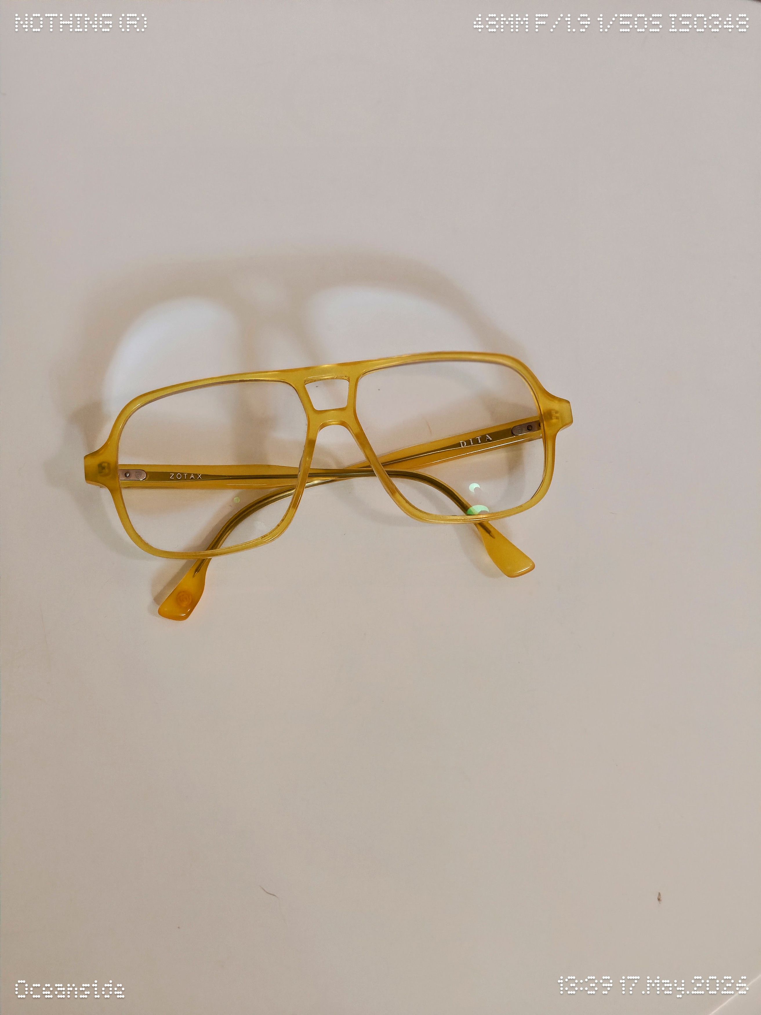 Dita DITA Zotax RX / Sunglasses Yellow Crystal Made In Japan Size ONE SIZE - 3 Thumbnail