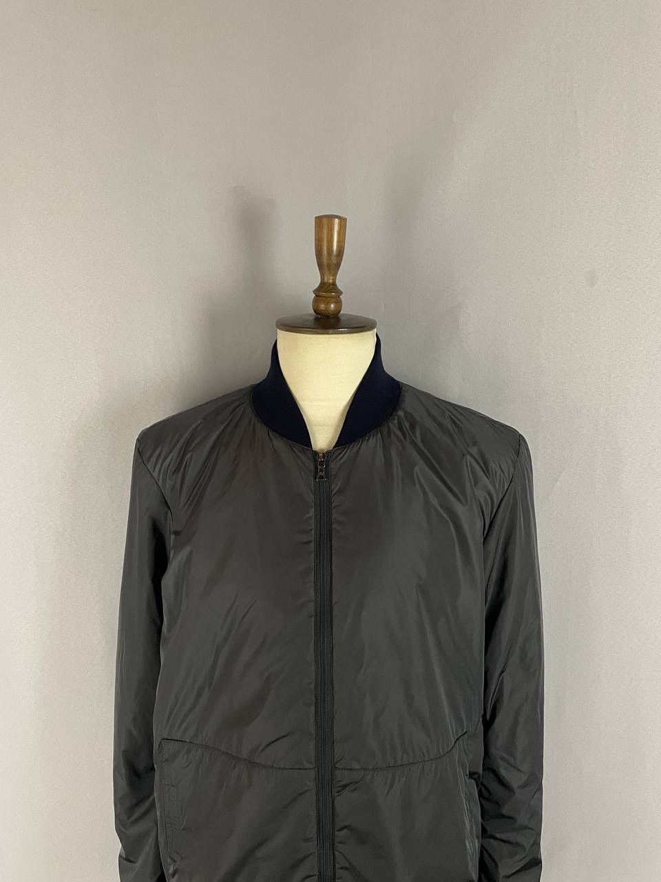 Prada Prada Nylon Jacket Zip Grey Trench Size US L / EU 52-54 / 3 - 2 Thumbnail