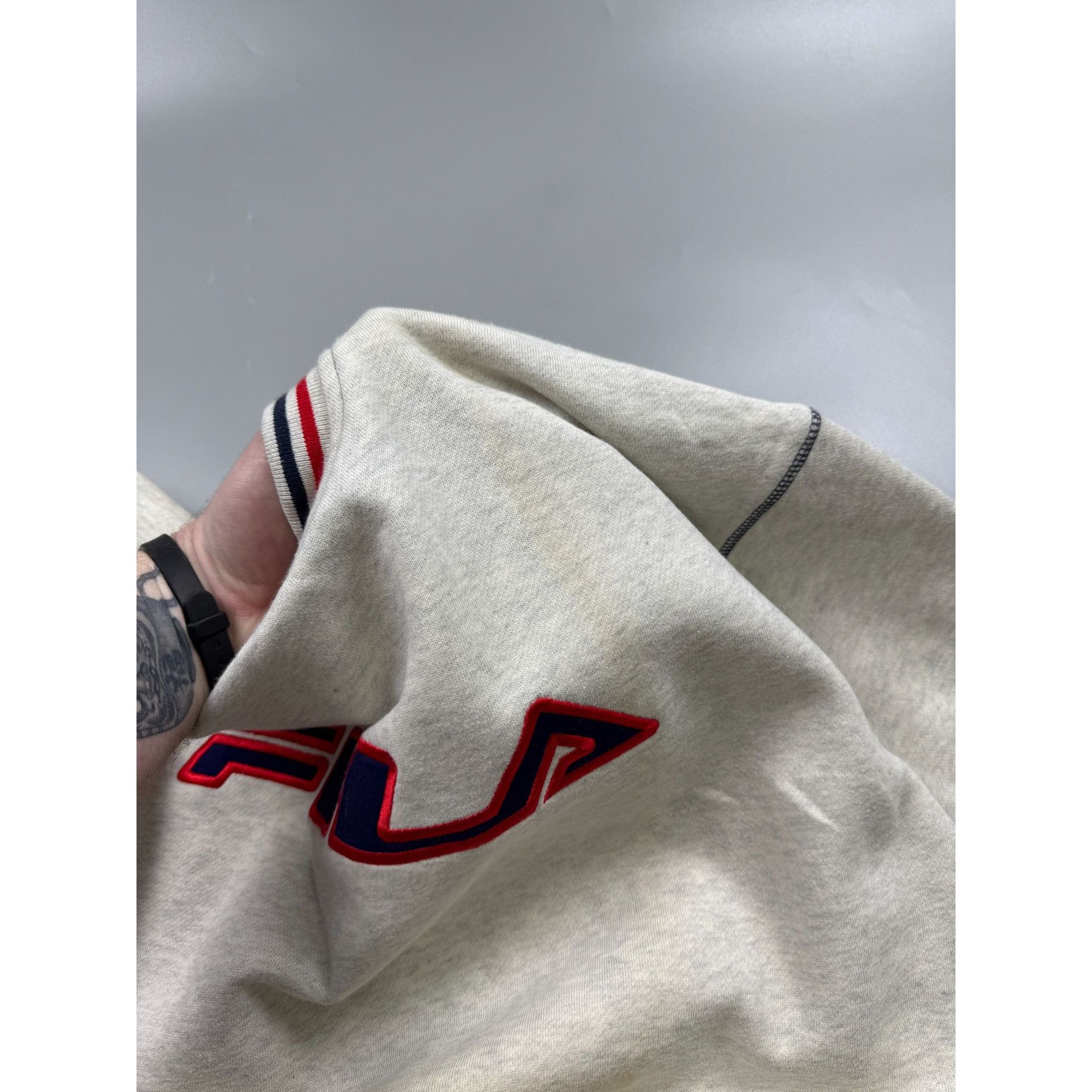 Fila Men’s Fila Vintage Sweatshirt Size L (Y1204) Size US L / EU 52-54 / 3 - 7 Thumbnail