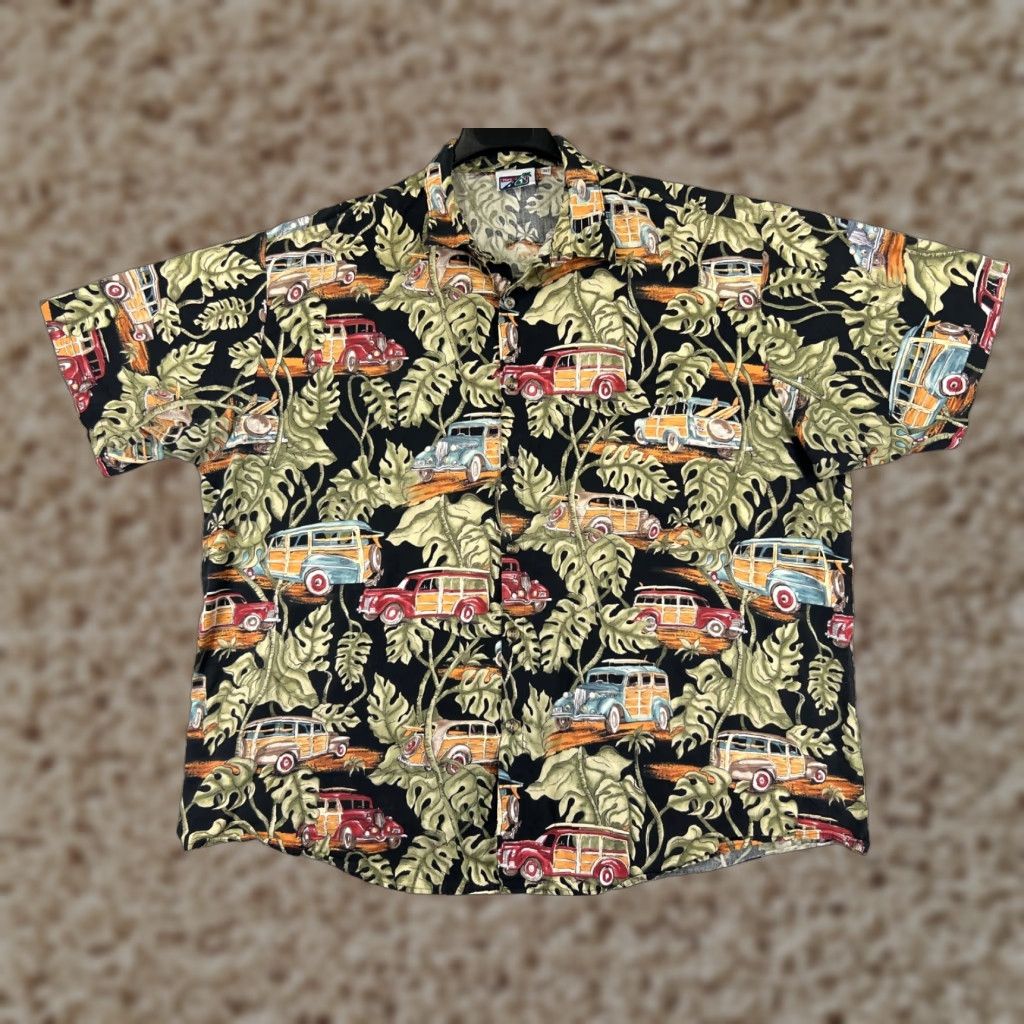 Vintage VINTAGE HWY 1 Shirt Adult 3XL Black HWY 1 Shirt 3XL Black Aloha Cars Flower Hawaiian Vacat ion Resort Mens Size US XXL / EU 58 / 5 - 1 Thumbnail