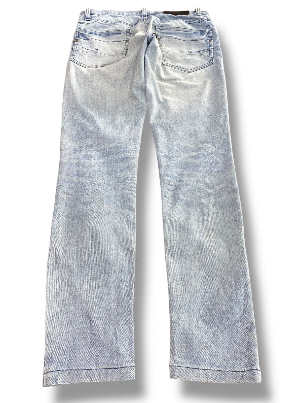 Tornado Mart Tornado Mart Faded Wash Style Straight Leg Jeans Size US 29 - 3 Thumbnail