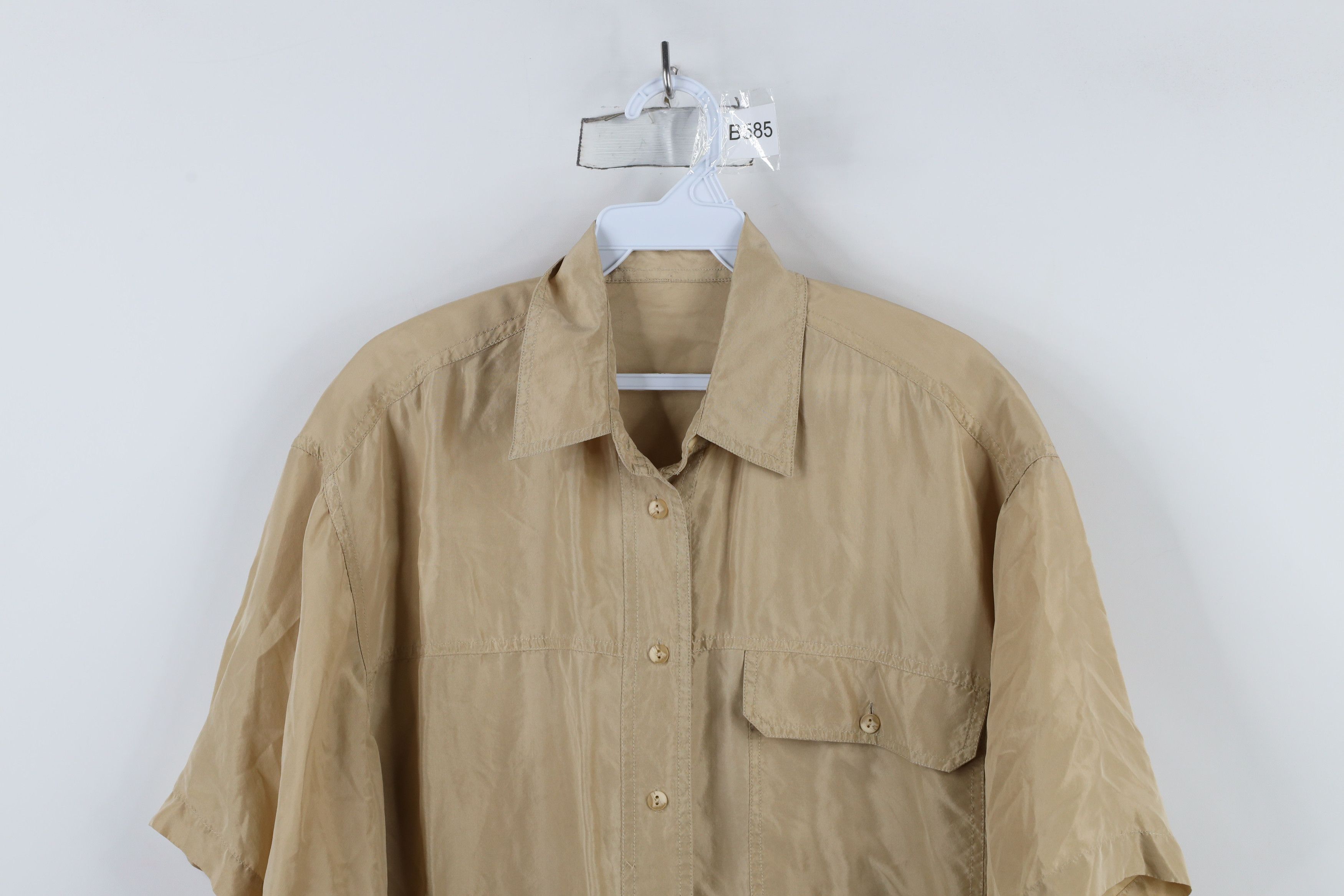 Vintage Vintage 90s Streetwear Baggy Fit Short Sleeve Button Shirt Size L / US 10 / IT 46 - 2 Thumbnail
