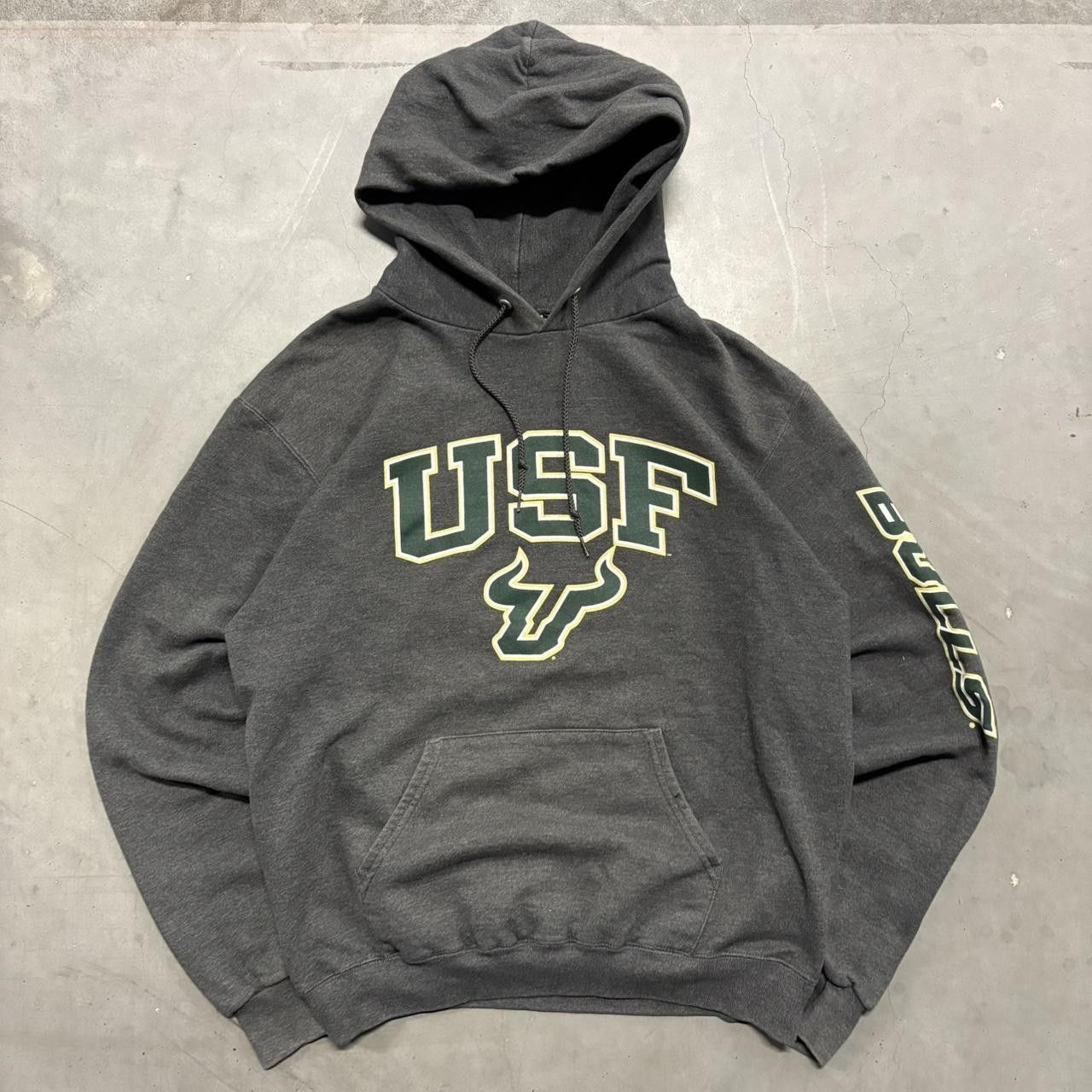 Champion Crazy Vintage Y2K/2000s University of south florida bulls Champion Collegiate Hoodie! Size US M / EU 48-50 / 2 - 1 Thumbnail