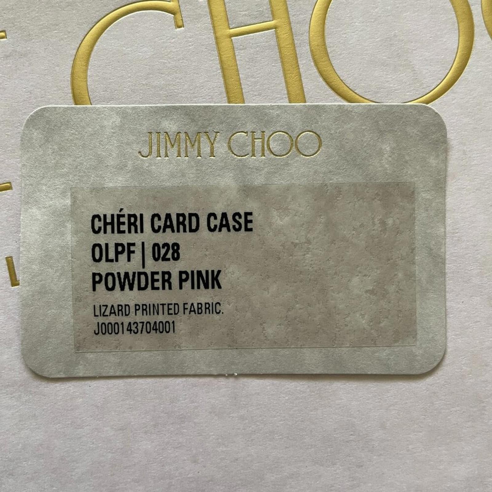 Jimmy Choo Jimmy Choo Cheri CZ Jewel Card Holder S Trifold Wallet Size ONE SIZE - 8 Thumbnail