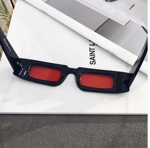 Designer × Vintage Retro square glasses with small frames Size ONE SIZE - 4 Thumbnail