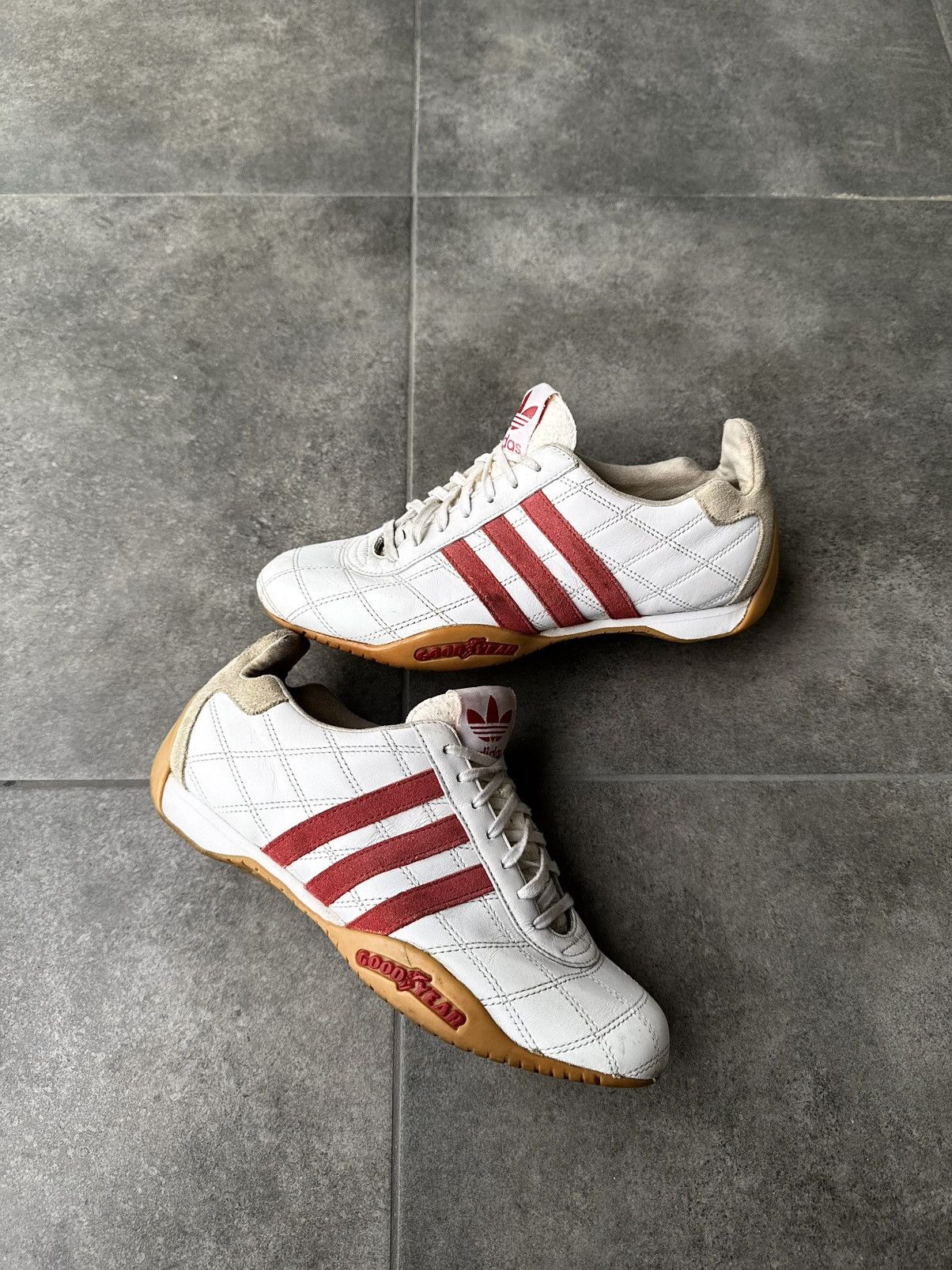 Adidas Vintage Rare Adidas GoodYear Shoes Y2K Japan Style Size US 7 / IT 37 - 1 Thumbnail