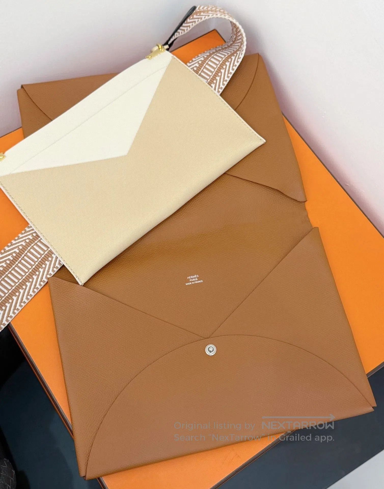 Hermes Hermes Calvi Large Envelope Clutch. Size ONE SIZE - 2 Thumbnail