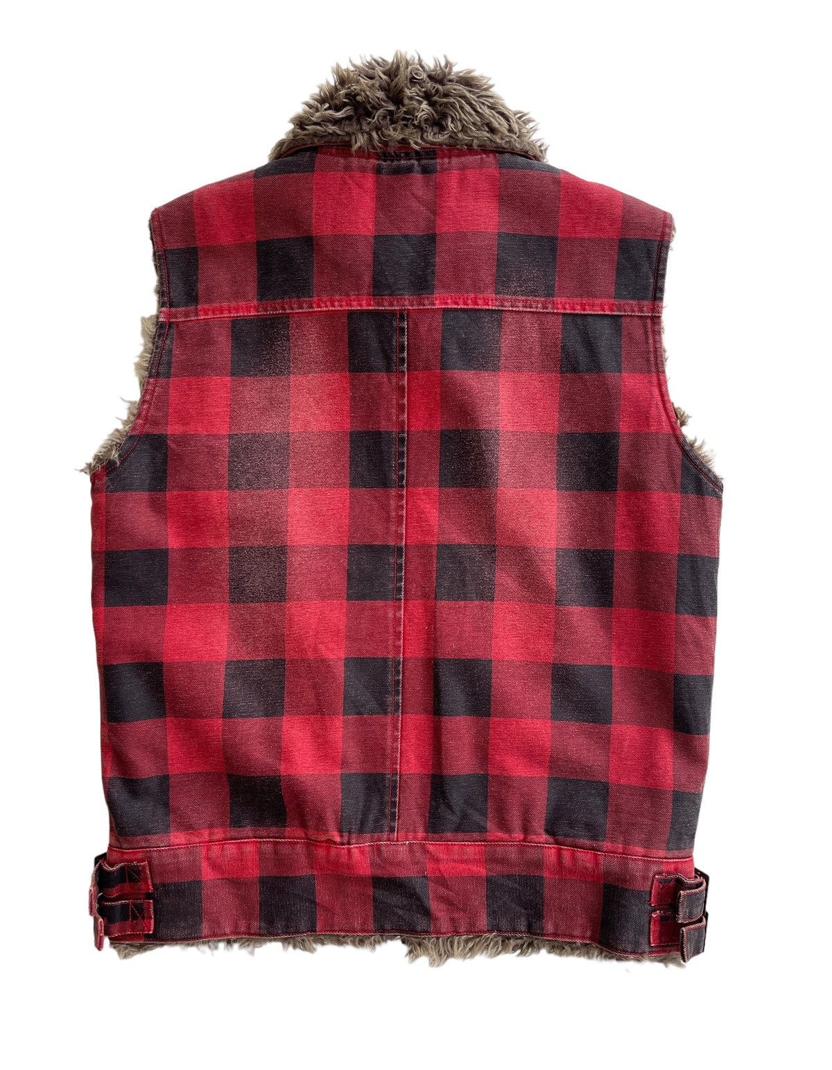 Vintage Vintage Woolrich Faux Fur Vest Jacket Size US L / EU 52-54 / 3 - 2 Thumbnail