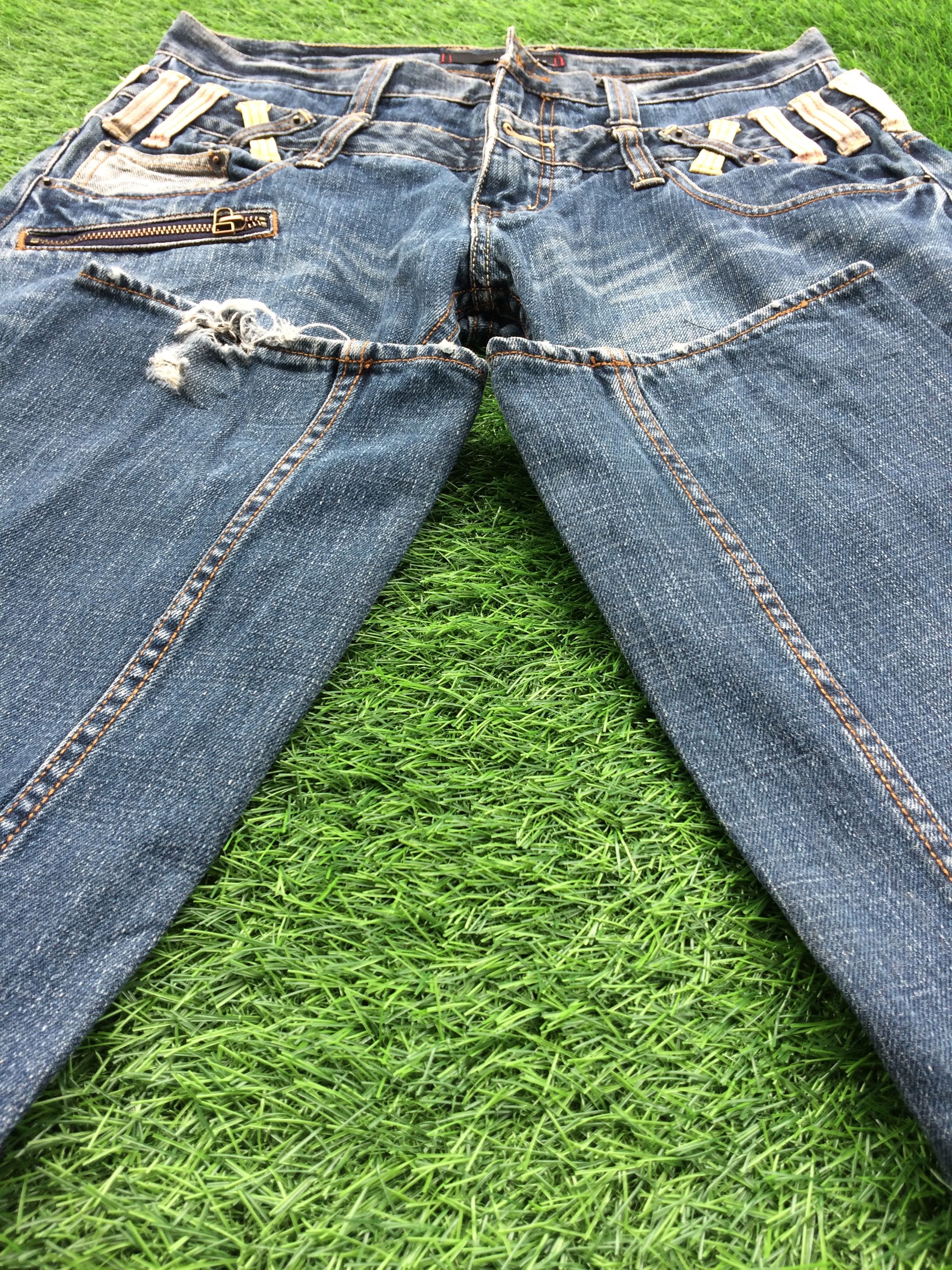 Japanese Brand Japanese Double Waist Denim Jeans Pants #D-867 Size US 30 / EU 46 - 6 Thumbnail