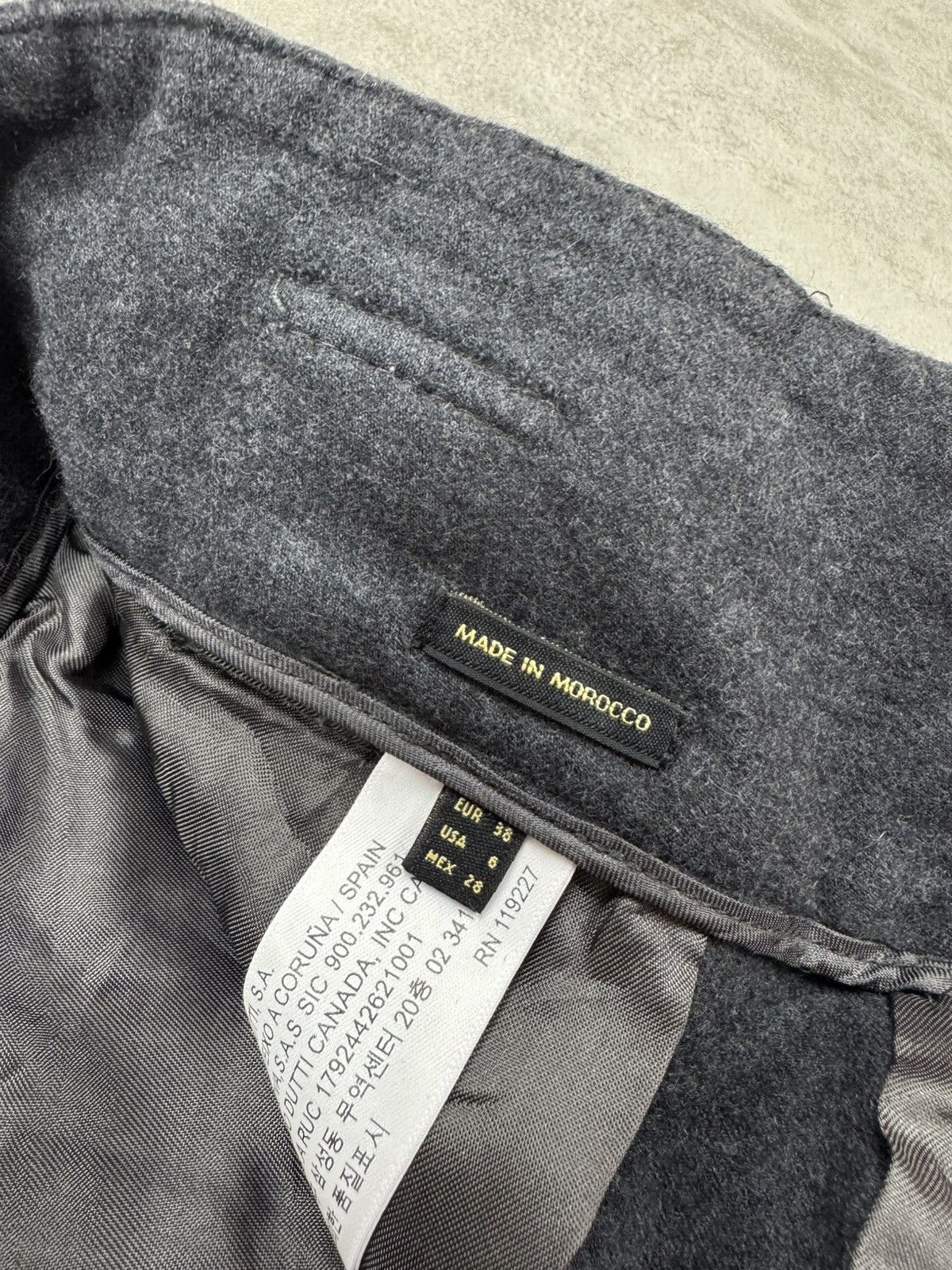 Massimo Dutti Massimo Dutti wool grey pleated trousers pants old money Size 25" / US 0 / IT 36 - 5 Thumbnail