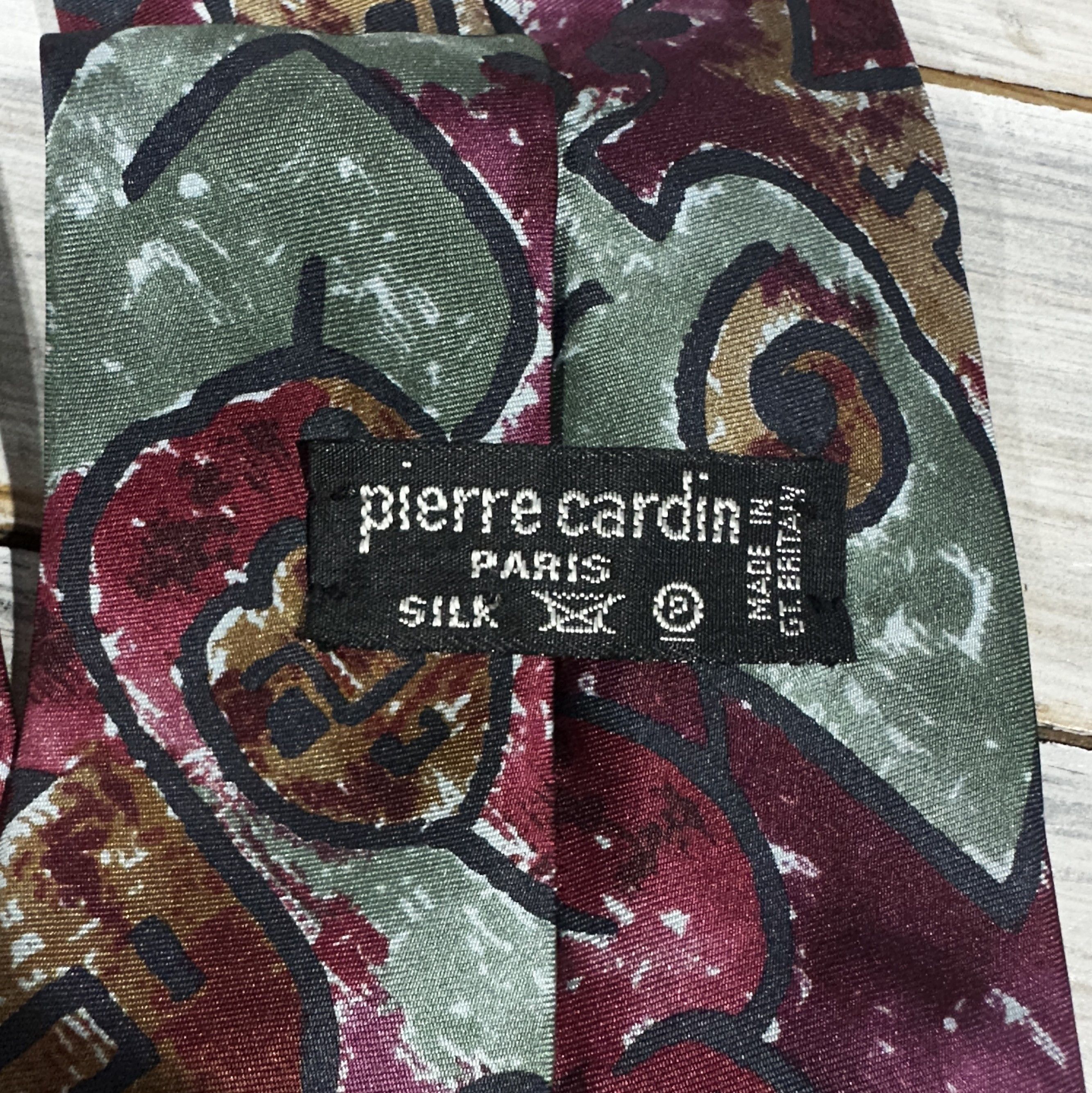Pierre Cardin PIERRE CARDIN Paris Silk Tie Made In Great Britain Paisley Size ONE SIZE - 24 Thumbnail