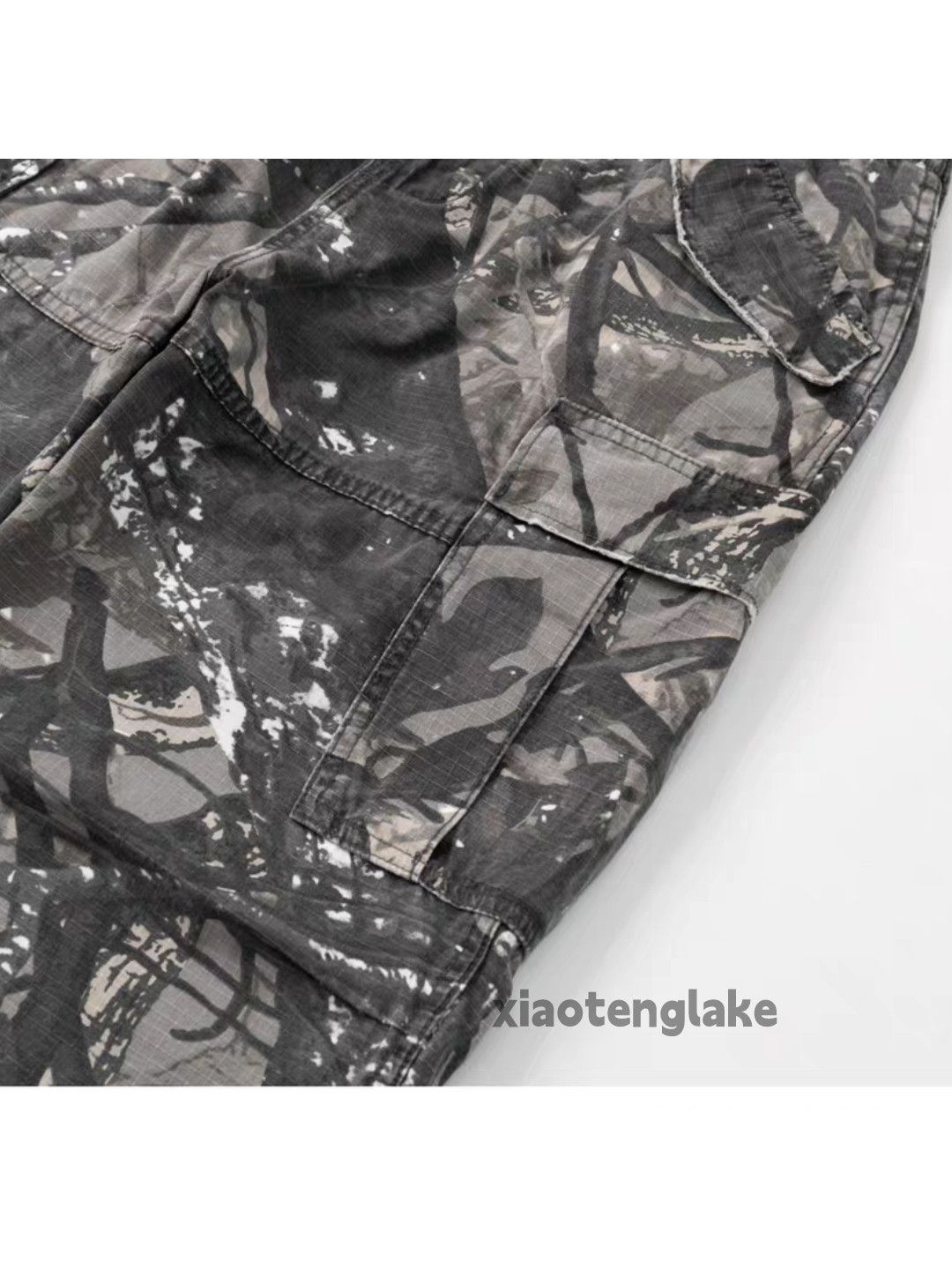 Designer × Japanese Brand × Vintage utility military loose baggy pattern camo cargo pants Size US 34 / EU 50 - 6 Thumbnail