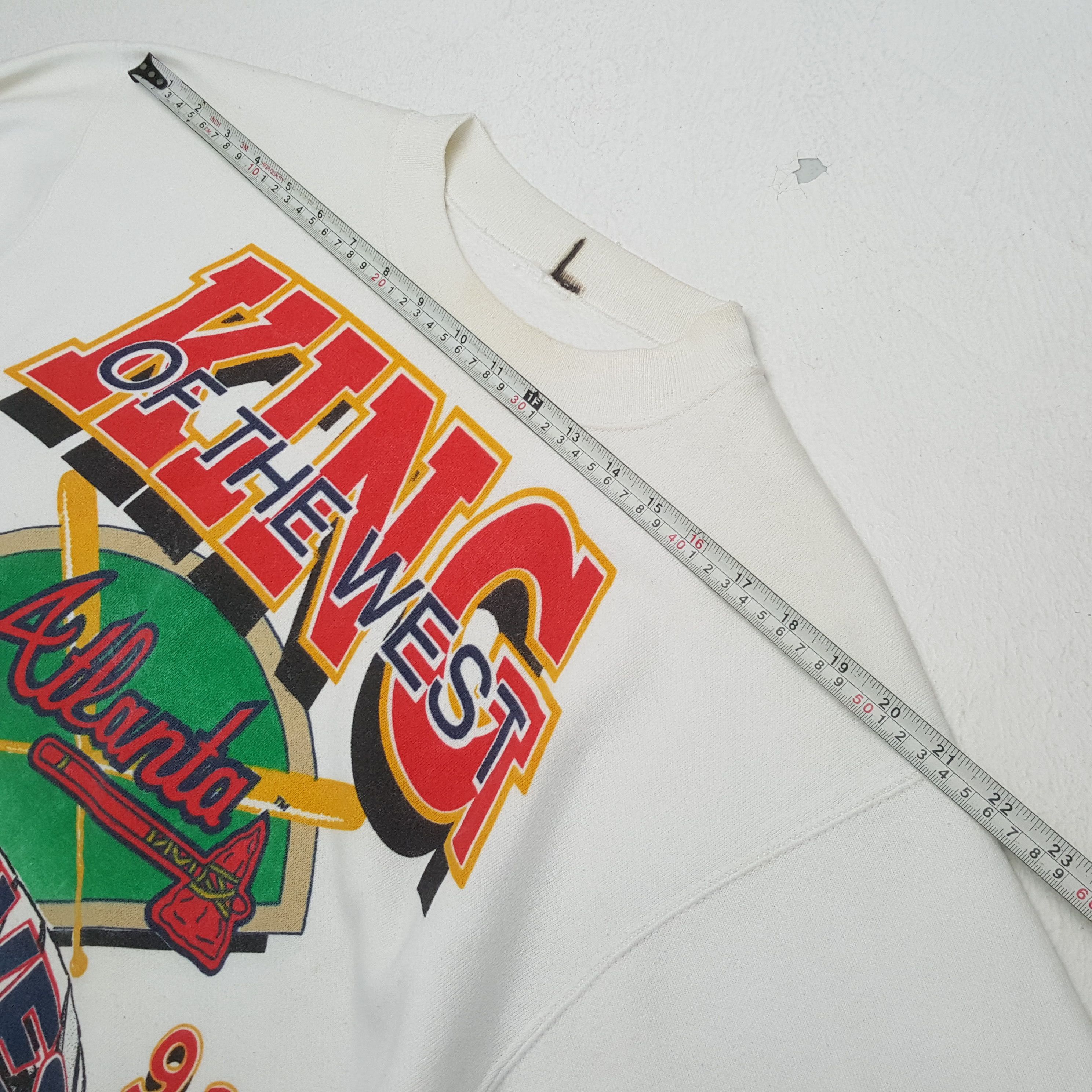MLB ATLANATA BRAVE 1992 MLB Baseball Team Vintage Sweatshirt Size US M / EU 48-50 / 2 - 4 Thumbnail