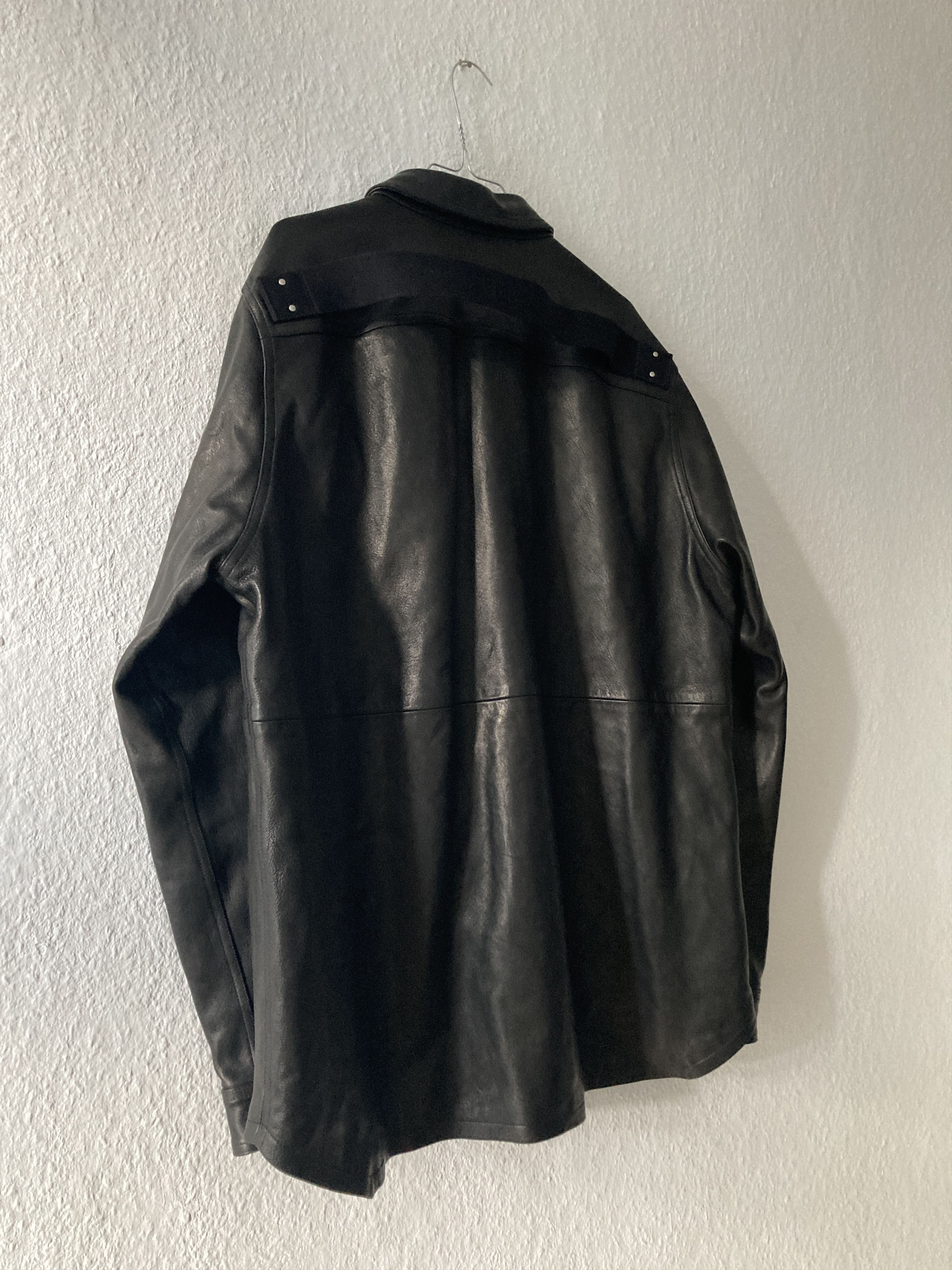 Rick Owens F/W 25 "CONCORDIANS" Lamb Leather Shirt Jacket Rick Owens 54 Size US L / EU 52-54 / 3 - 13 Thumbnail