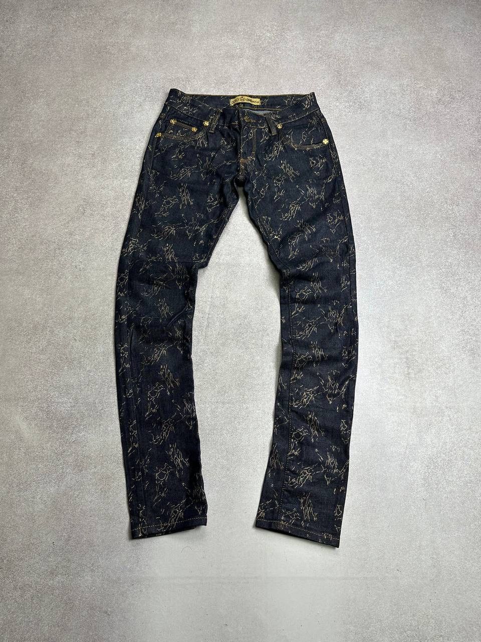 Vintage Vintage DG Dolce Gabbana All Over Print Jeans Sz28 Size US 28 / EU 44 - 3 Thumbnail