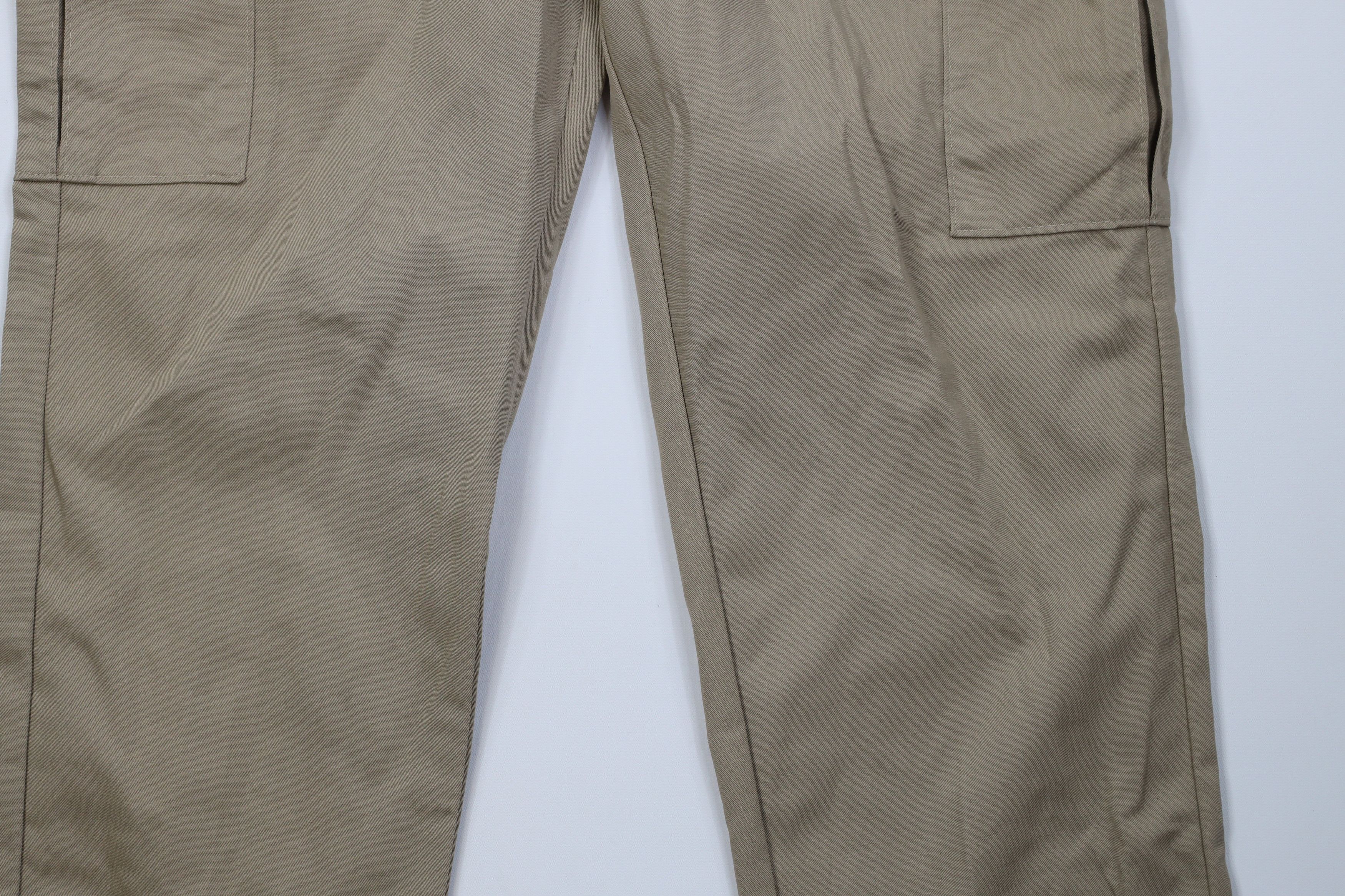 Vintage Deadstock Vintage 90s Streetwear Wide Leg Cargo Pants Beige Size US 38 / EU 54 - 4 Thumbnail