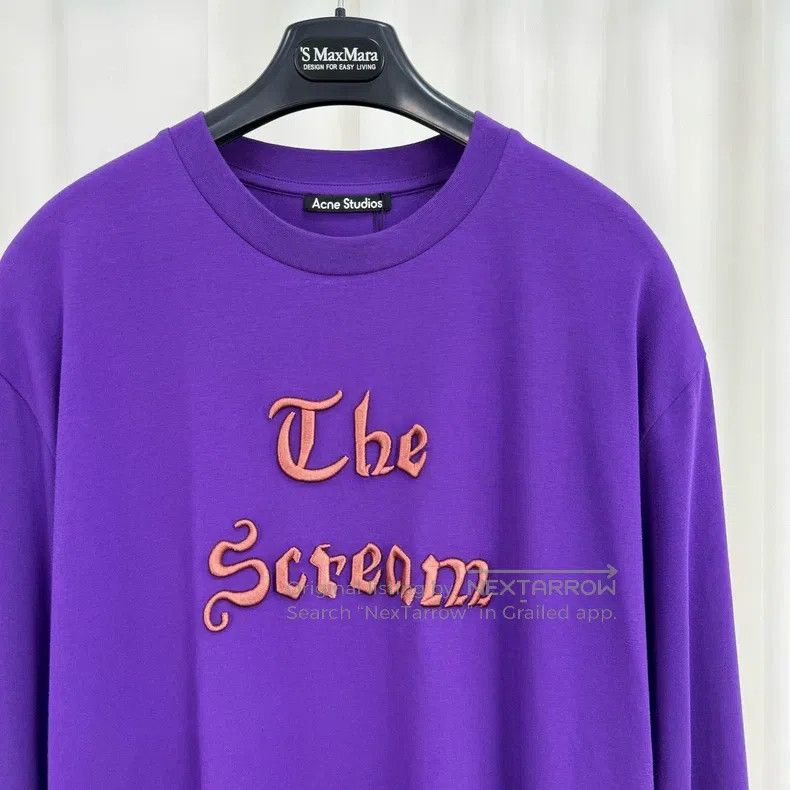 Acne Studios Acne Studios Embroidered Letter Printed Long Sleeve Size US XL / EU 56 / 4 - 3 Thumbnail