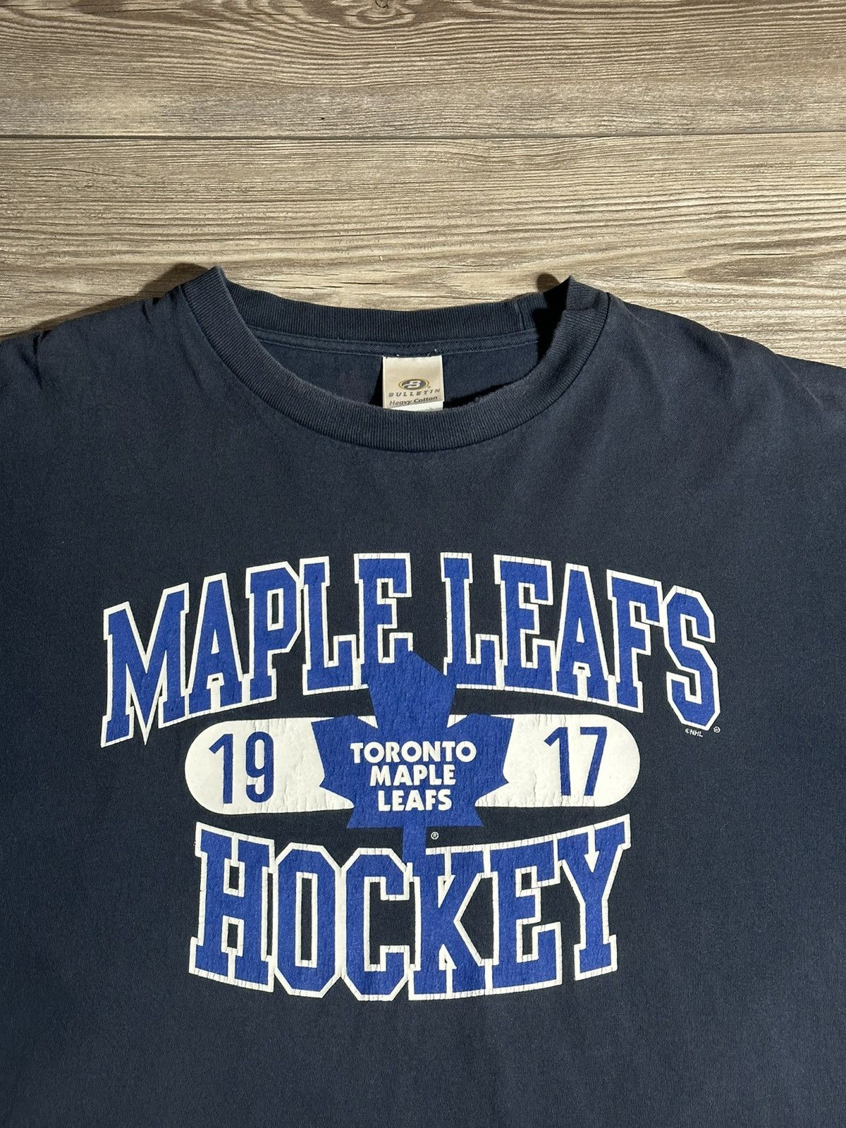 NHL × Vintage Y2K Toronto Maple Leafs T Shirt Size US L / EU 52-54 / 3 - 2 Thumbnail