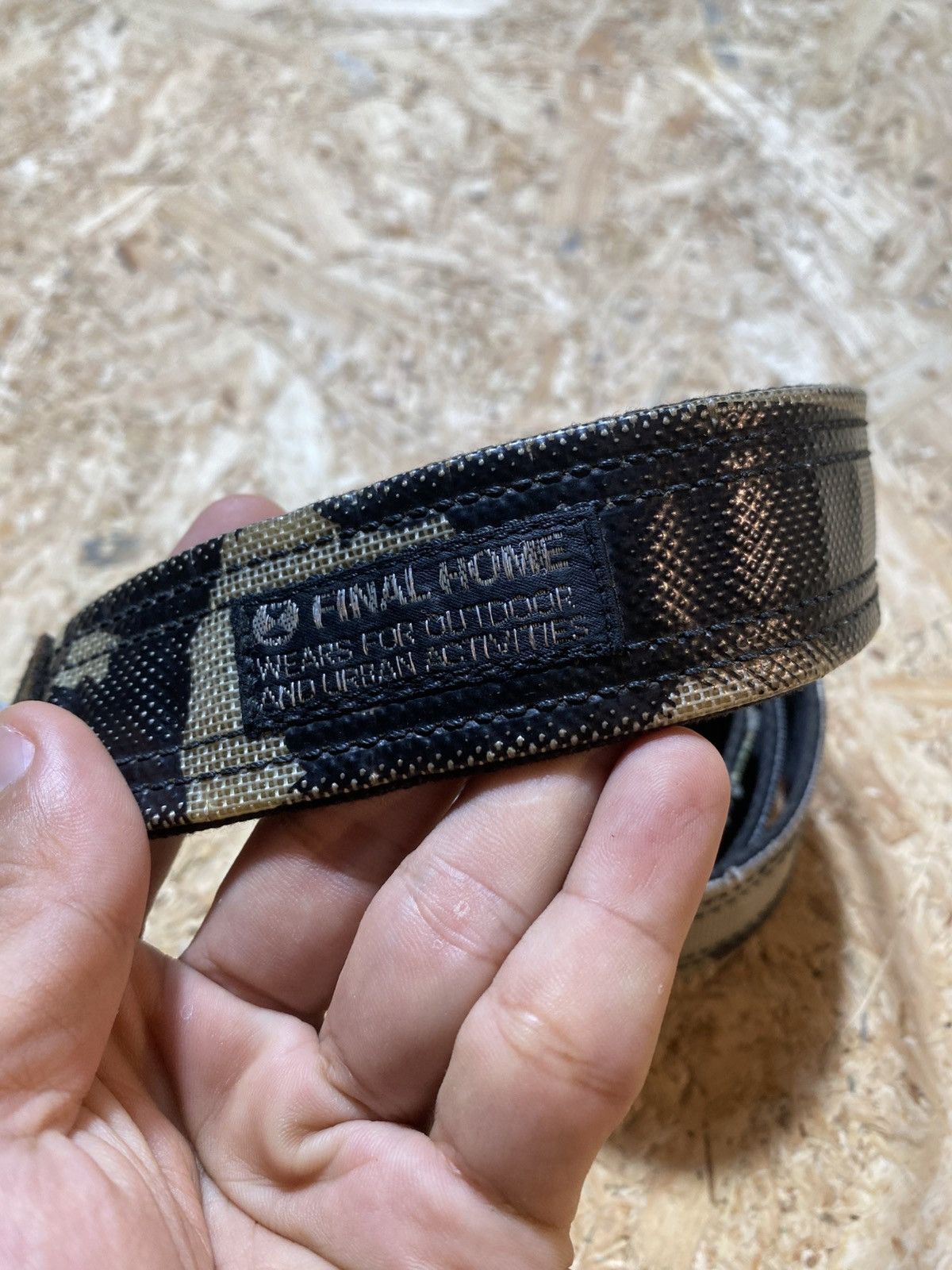Final Home Vintage Final Home Camouflage Canvas Belt Size ONE SIZE - 3 Thumbnail