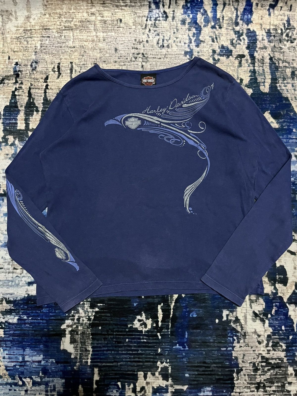 Harley Davidson 🔥Vintage Harley Davidson Long Sleeve tee USA 90s Size XL / US 12-14 / IT 48-50 - 1 Thumbnail