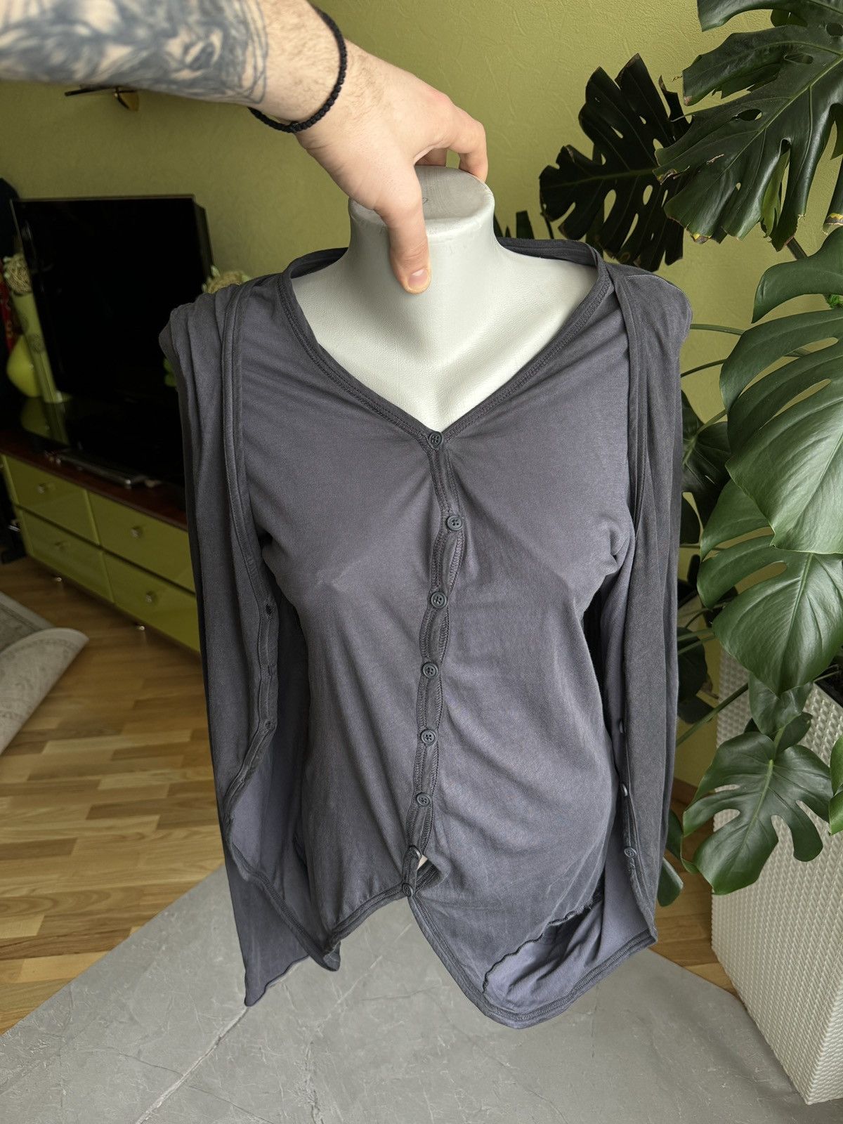 Rundholz Rundholz Black Label Button Up Jumper Avant Garde Size S / US 4 / IT 40 - 3 Thumbnail