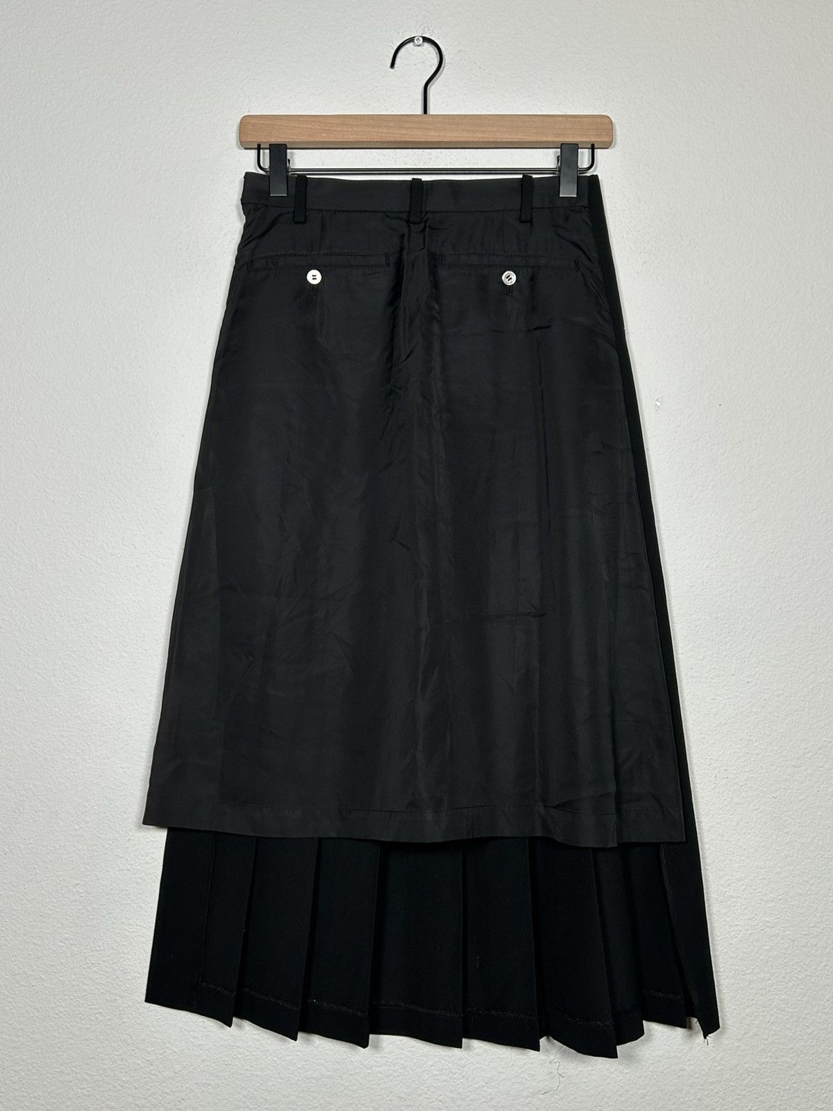 Comme des Garcons SS03 Hybrid Pleated midi skirt Size 27" / US 4 / IT 40 - 3 Thumbnail