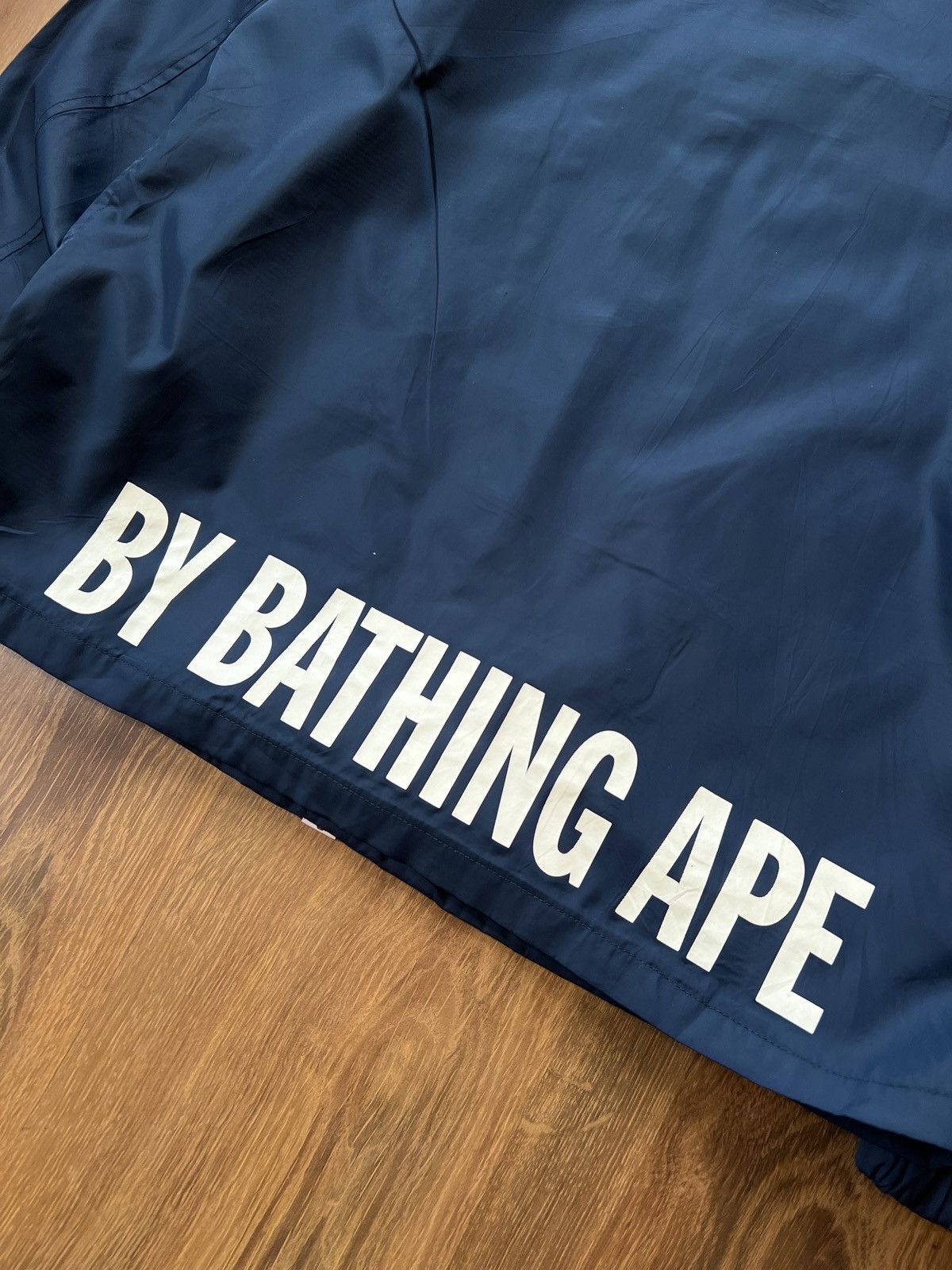 Bape Rare Bape Coach Jacket (Navy) Size US L / EU 52-54 / 3 - 9 Thumbnail