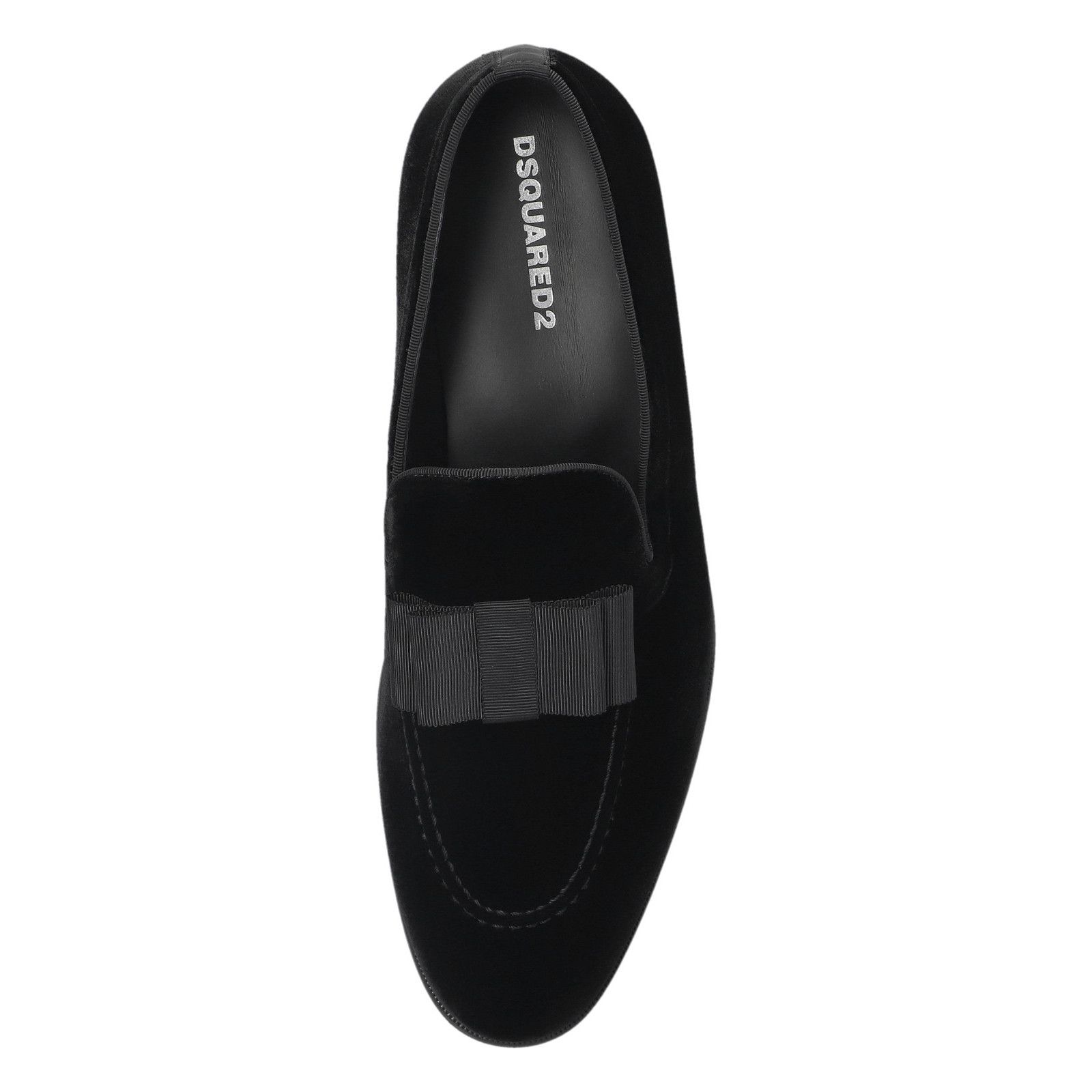 Dsquared2 DSQUARED2 Black Velvet Loafers New & Authentic (Men's size:U Size US 9.5 / EU 42-43 - 4 Thumbnail