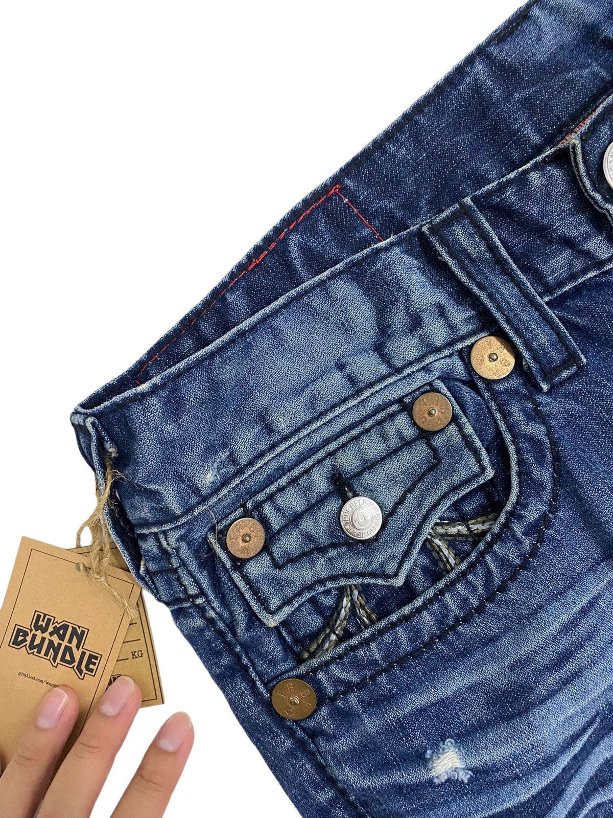 True Religion True Religion Rainbow Ricky Jean Size US 32 / EU 48 - 4 Thumbnail