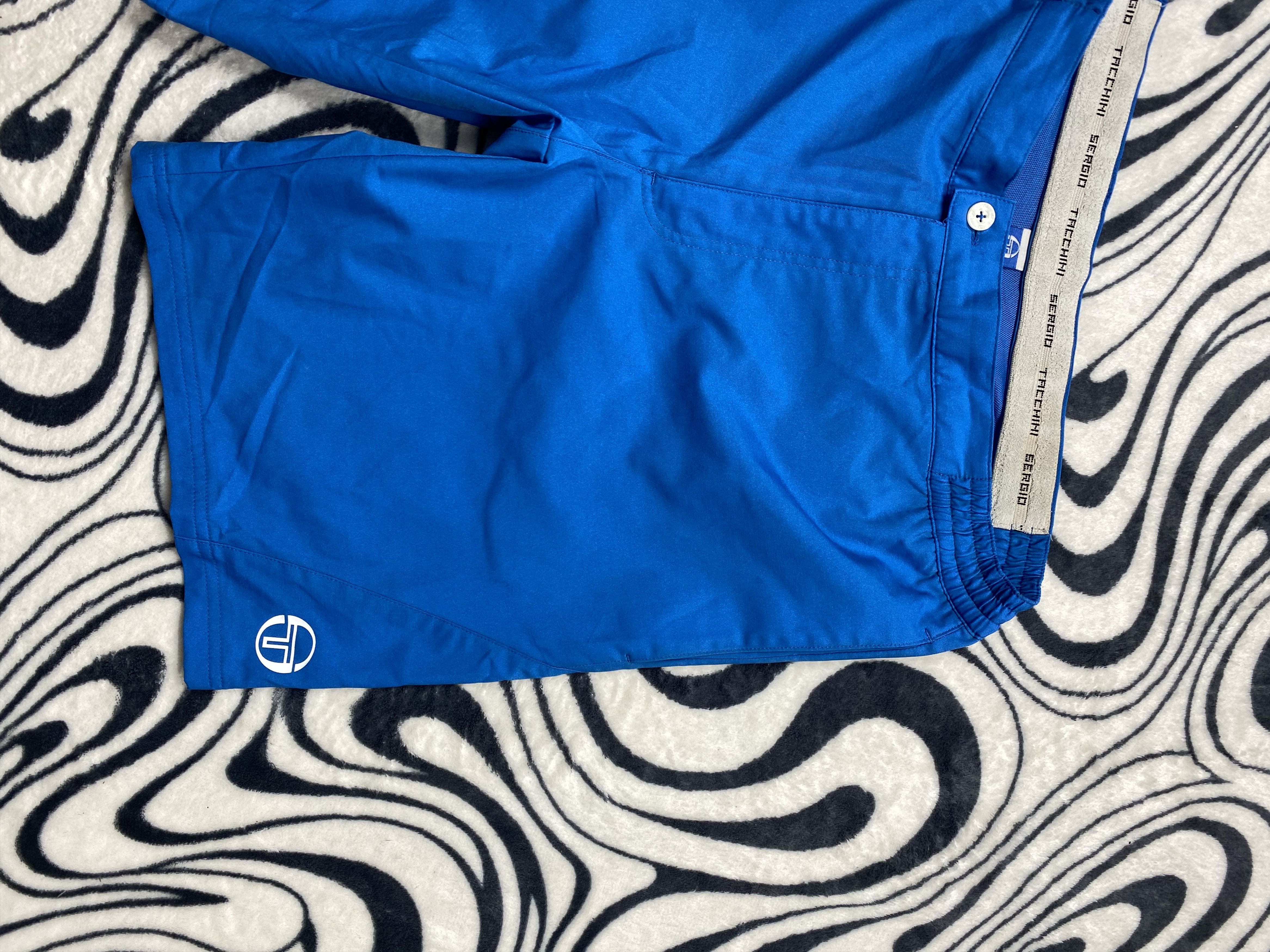 Sergio Tacchini × Vintage Sergio Tacchini Vintage Mens Tennis Nylon Shorts Y2K Size US 34 / EU 50 - 2 Thumbnail