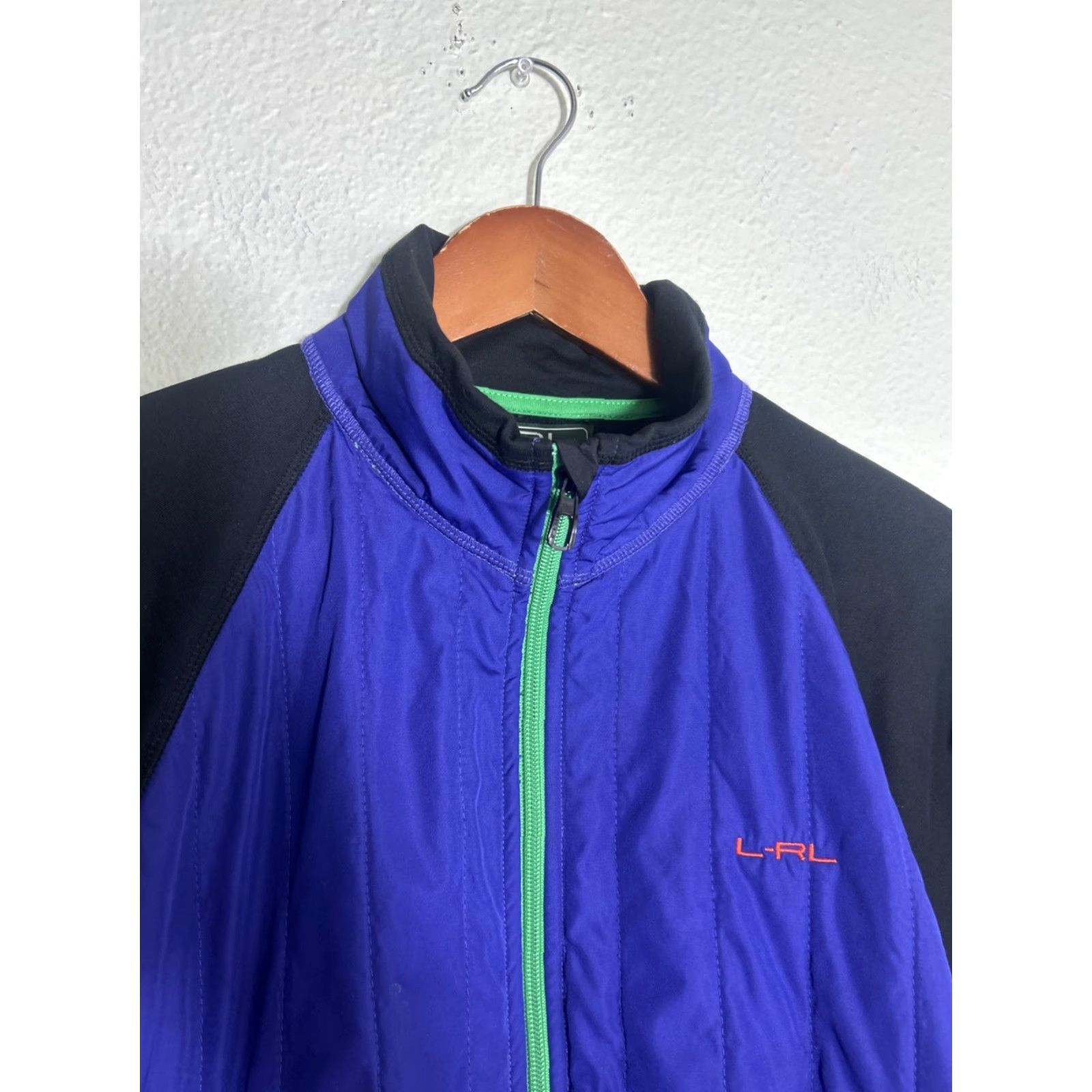 Ralph Lauren Lauren Ralph Lauren Active Full Zip Jacket Purple And Black Women's XL Jacket Size XL / US 12-14 / IT 48-50 - 3 Thumbnail