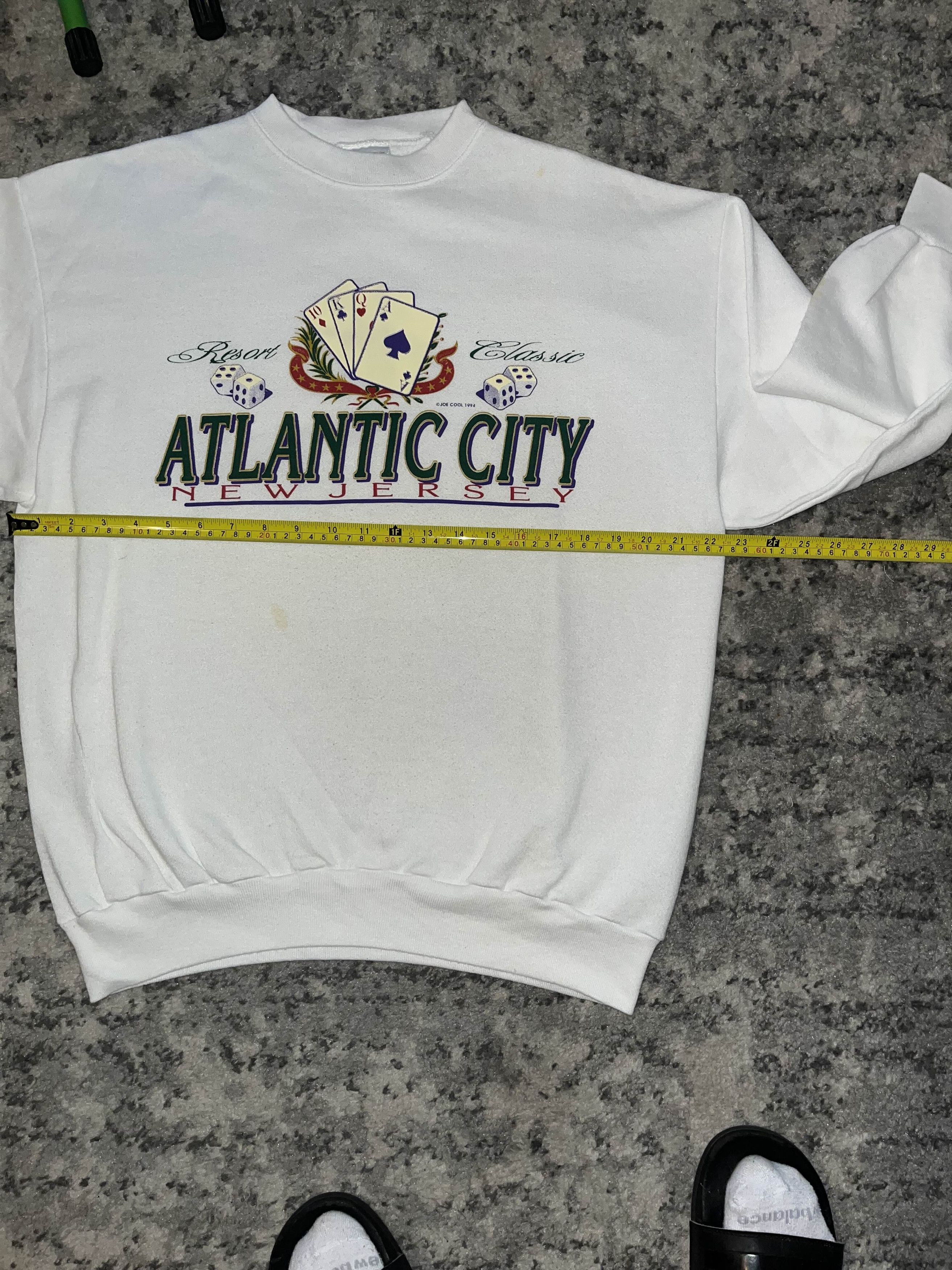 Vintage Vintage 90s Atlantic City Resort Sweatshirt Size US L / EU 52-54 / 3 - 8 Thumbnail