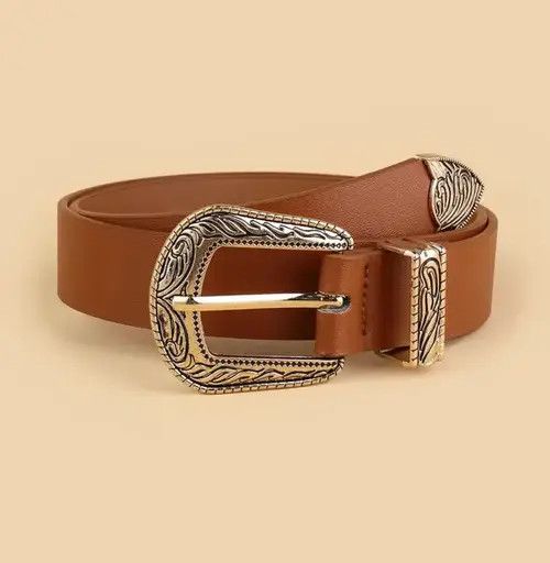 Other Fukatsu x Kudou Brown Color PU Leather Belt Size ONE SIZE - 4 Thumbnail